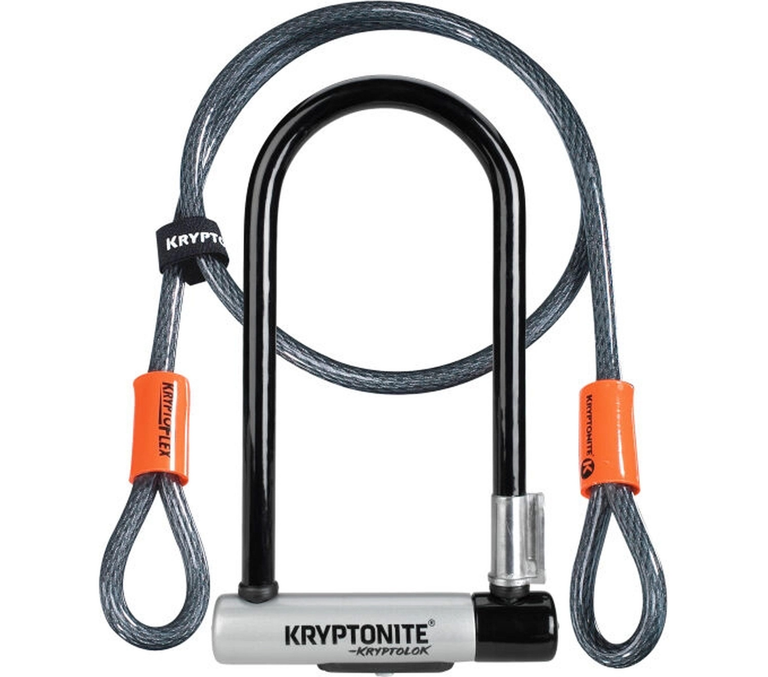 Kryptonite Bügelschloss, Bügelschloss Kryptolok Standard mit Kabel