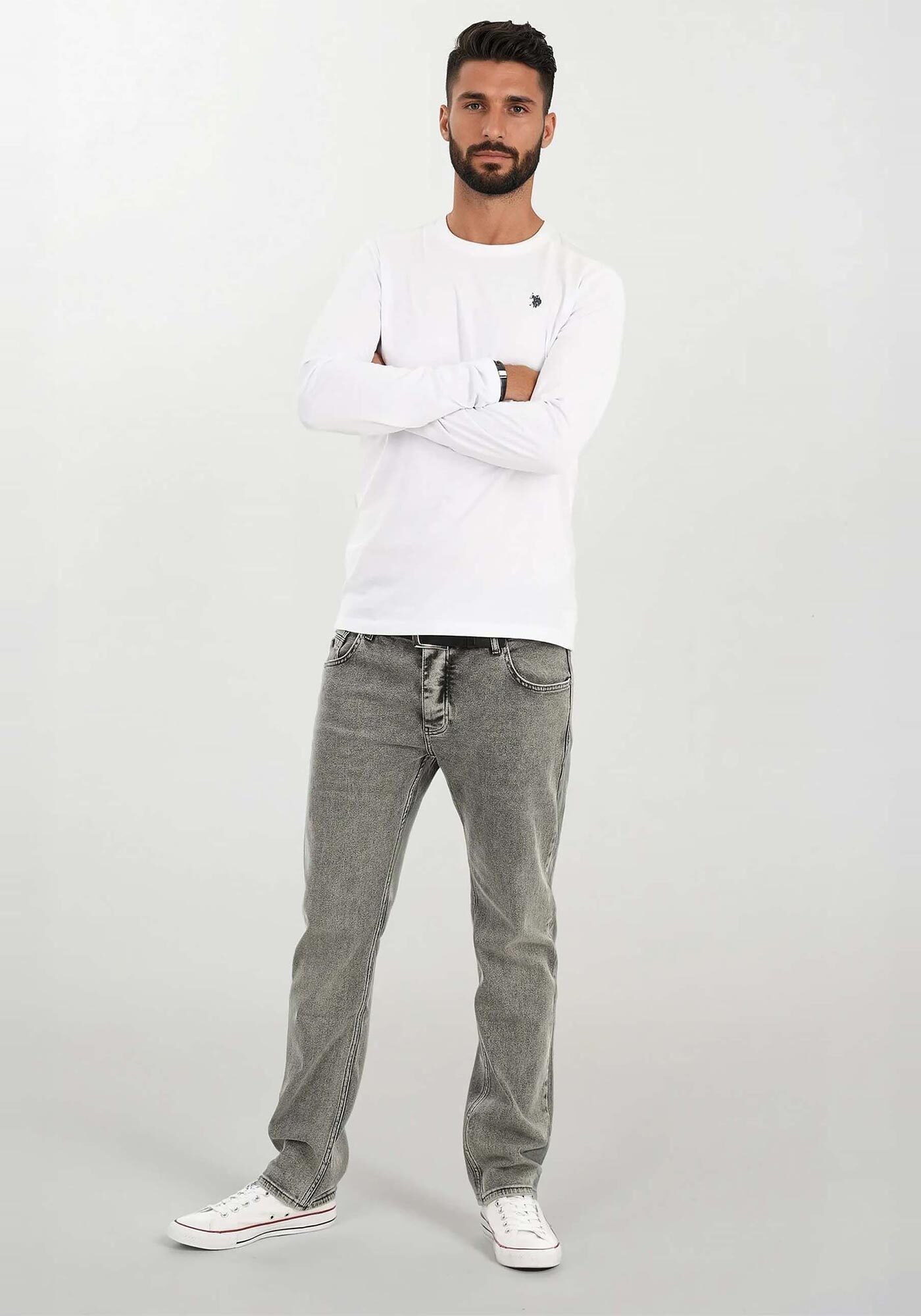 Alessandro Salvarini Comfort-fit-Jeans A.Salvarini Designer Herren Jeans Hose Basic Jeanshose