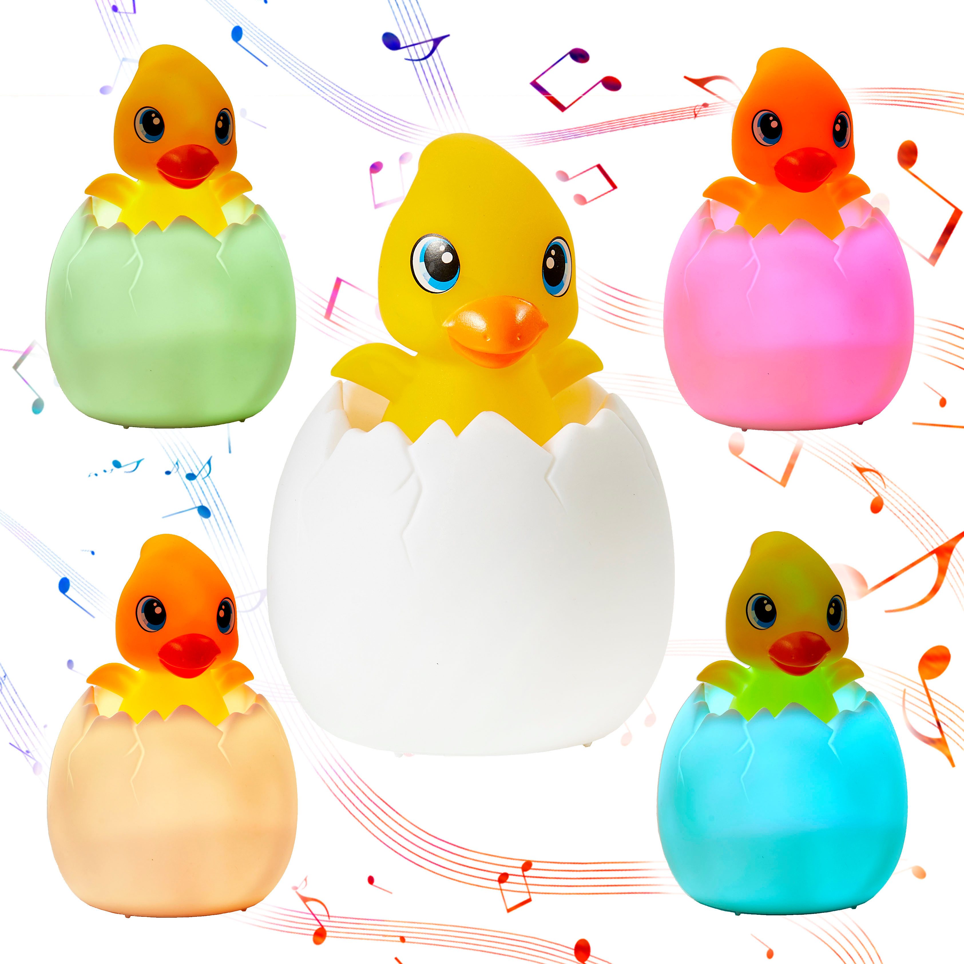 Northpoint LED Nachtlicht LED Akku Kindernachtlicht mit 130 Melodien Fernbedienung