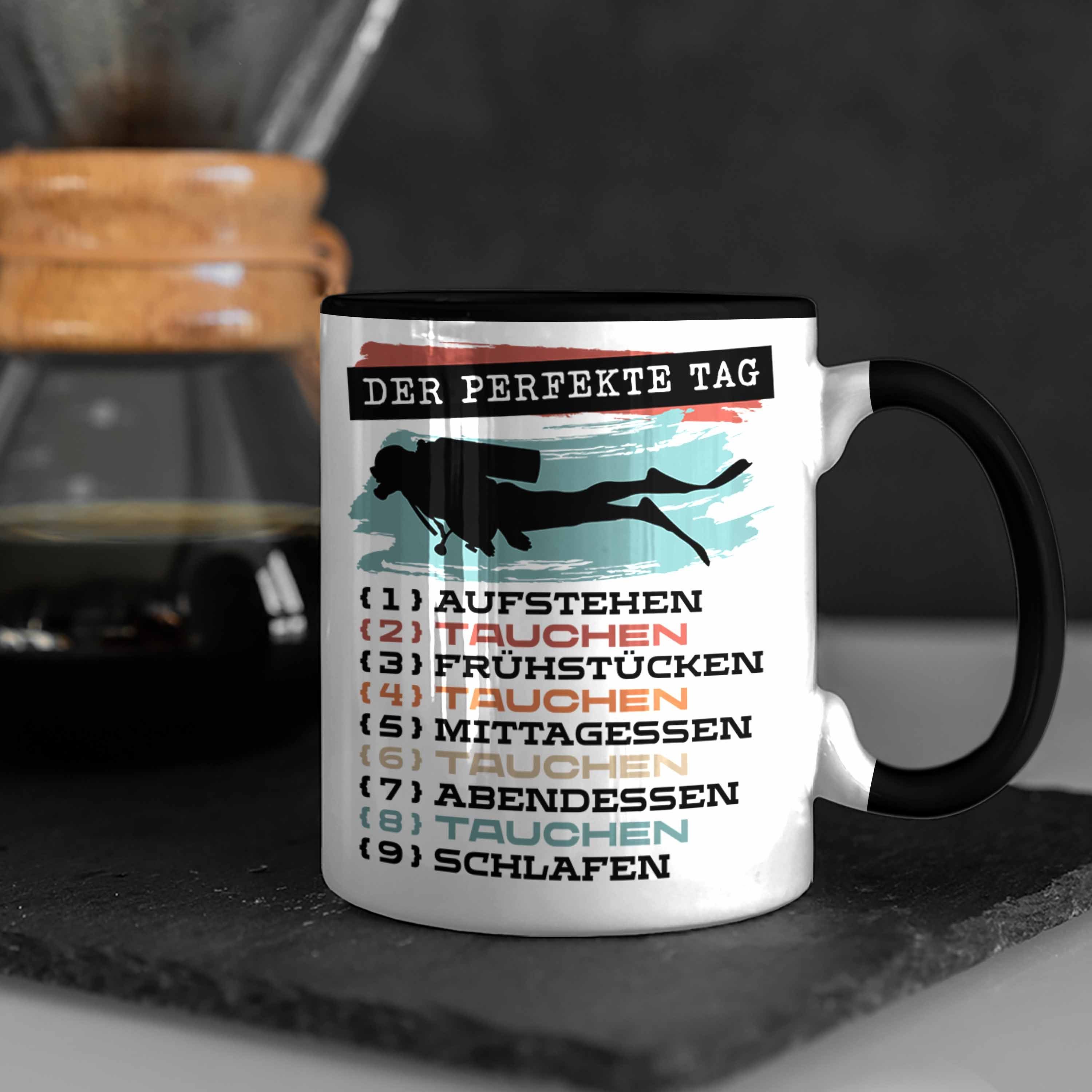 Trendation Taucher Becher Tauchen Schwarz Tag Trendation Tasse Tasse Geschenk - Der Ge Perfekte