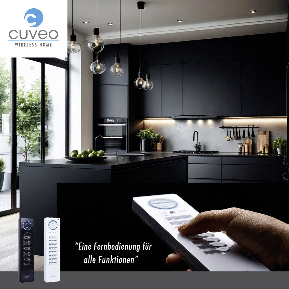 m-e Gegensprechanlage m-e modern-electronics CUVEO 1 S Funk-Signalgerät Schwarz