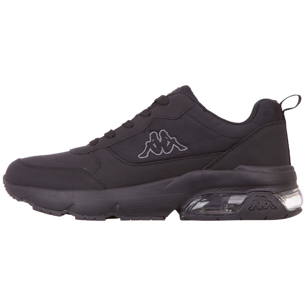 der black-grey mit in sichtbarem Luftkissen Sohle Kappa Sneaker