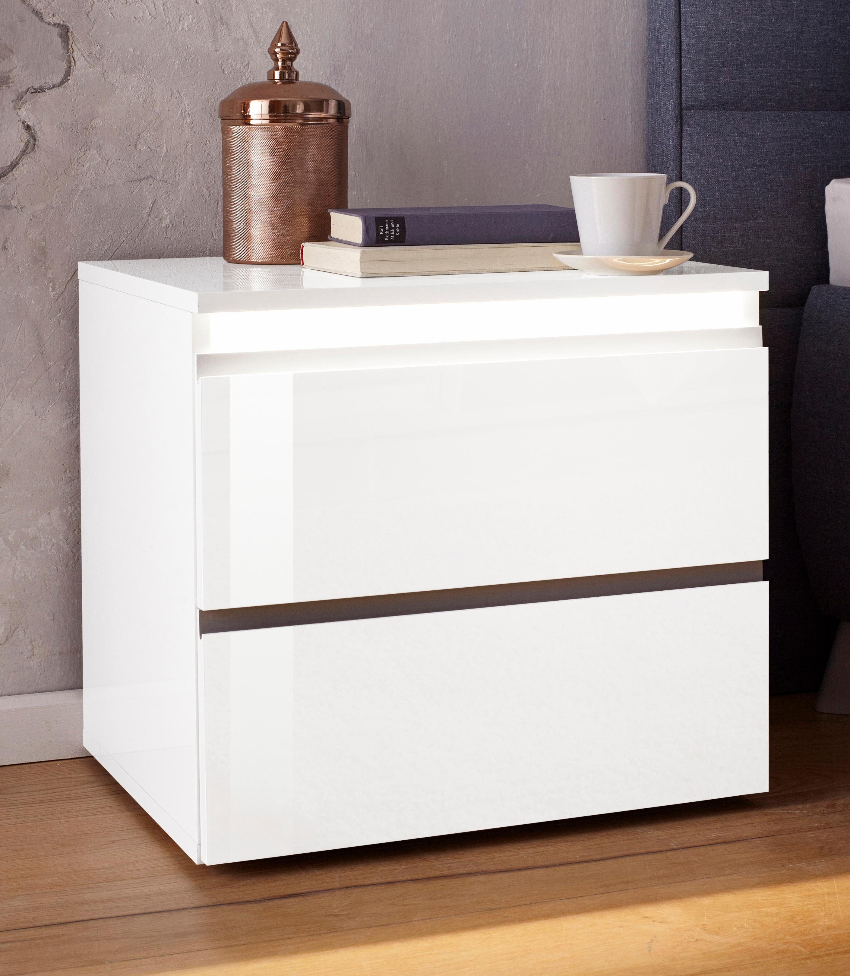 Tecnos Nachtkommode »Mailand«, Höhe 46 cm