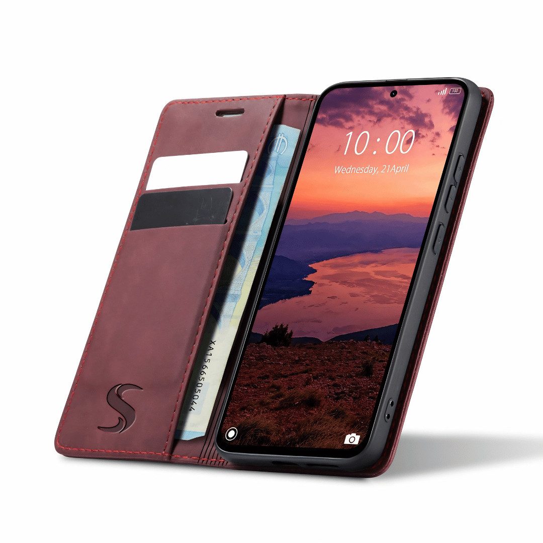 SmartUP Smartphone-Hülle für Xiaomi Redmi Note 17 Pro Max 5G Klapphülle Fliphülle Tasche Cover 6,83, integrierte Standfunktion, Kartenfächer – Bild 3 von 5