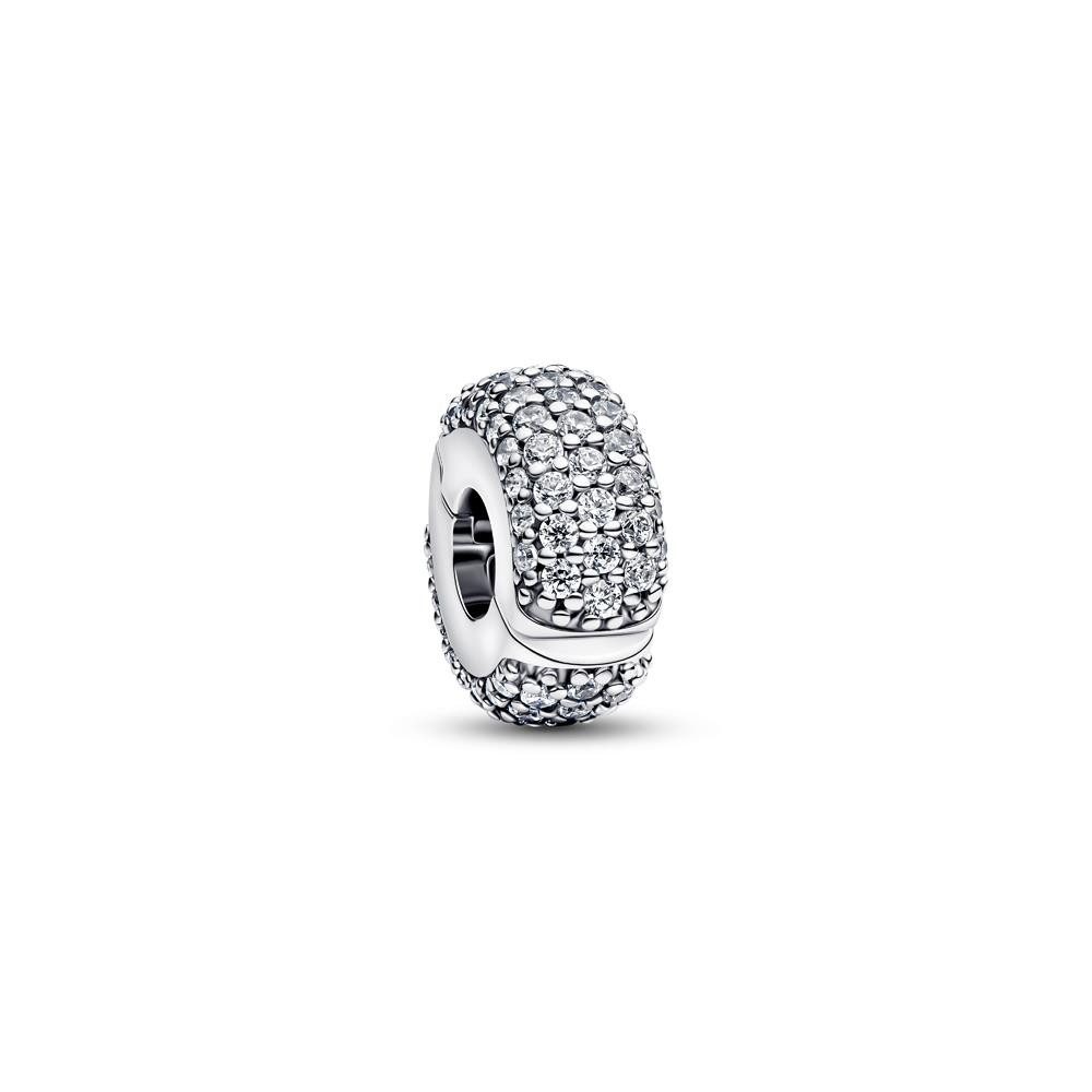 Charm-Einhänger Stopper Charm aus 925er Silber mit Zirkonia von PANDORA