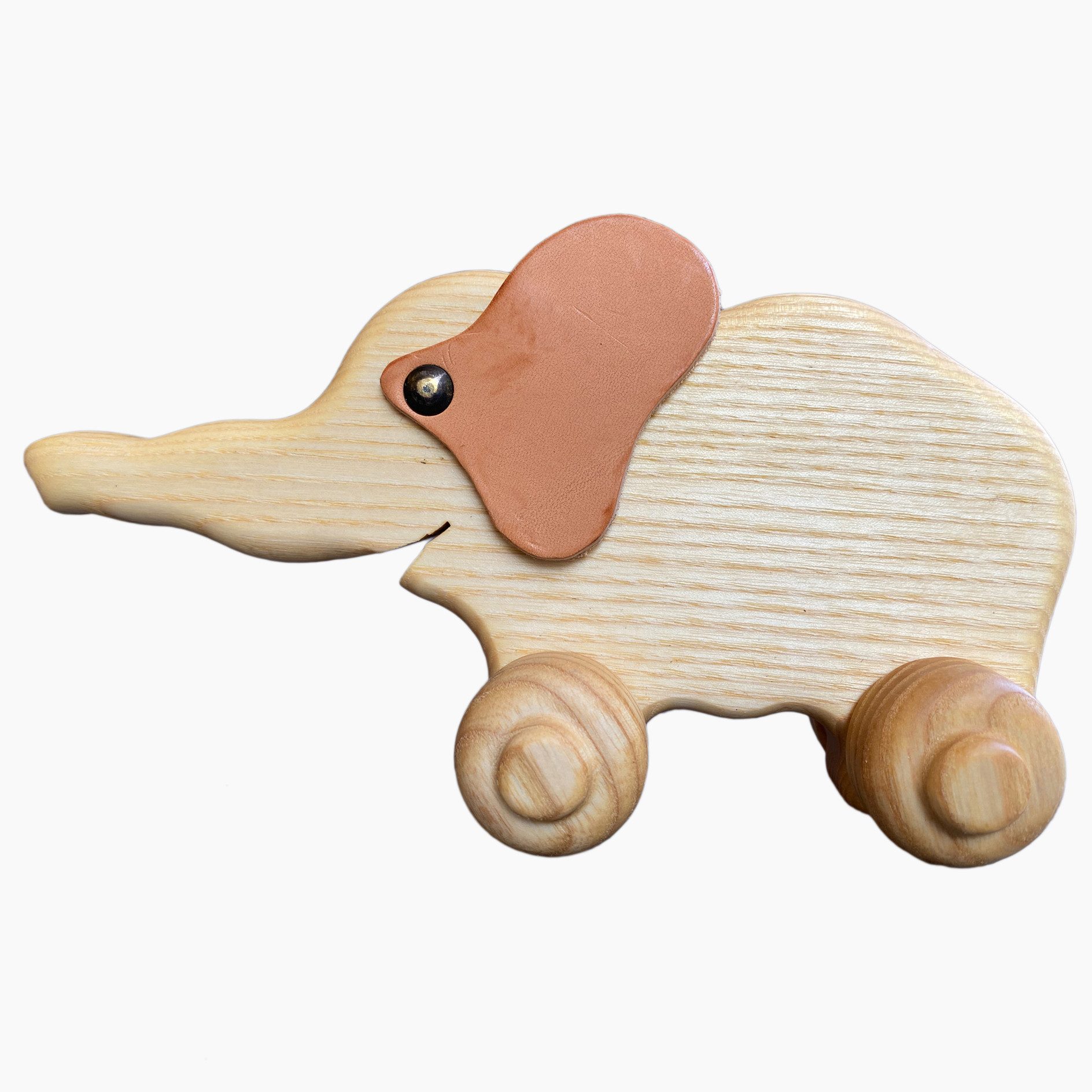 Madera Spielzeuge Nachziehtier Nachziehelefant - Eschenholz, (packung, 1-tlg), Ein treuer Begleiter auf den ersten Entdeckungstouren