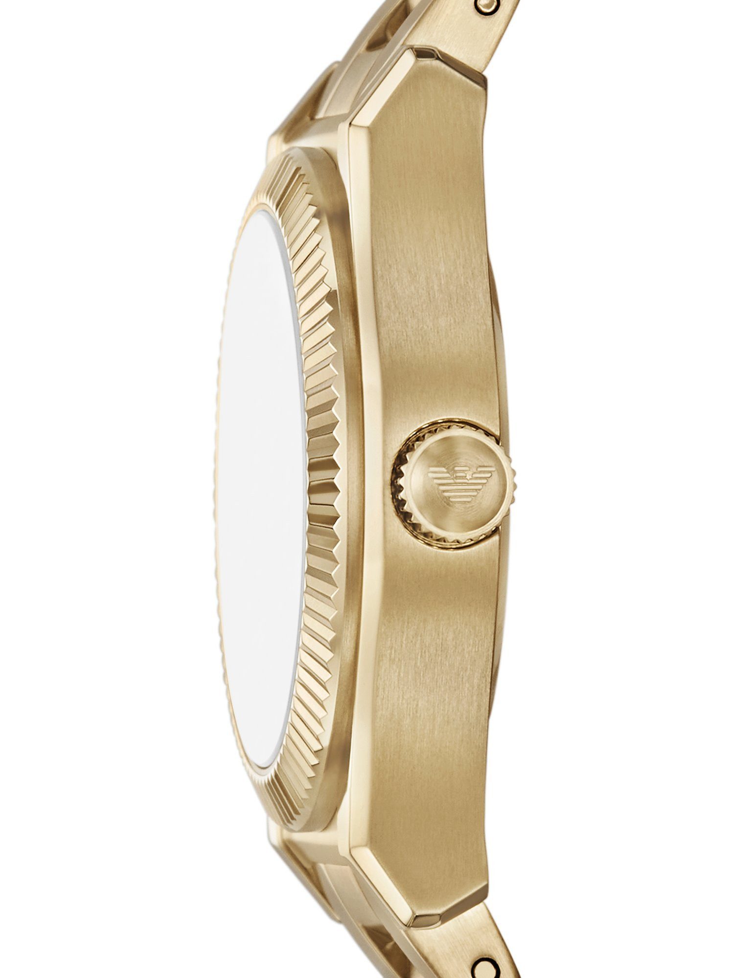 Emporio Armani Quarzuhr Emporio Armani Damen-Uhren Analog Quarz günstig online kaufen