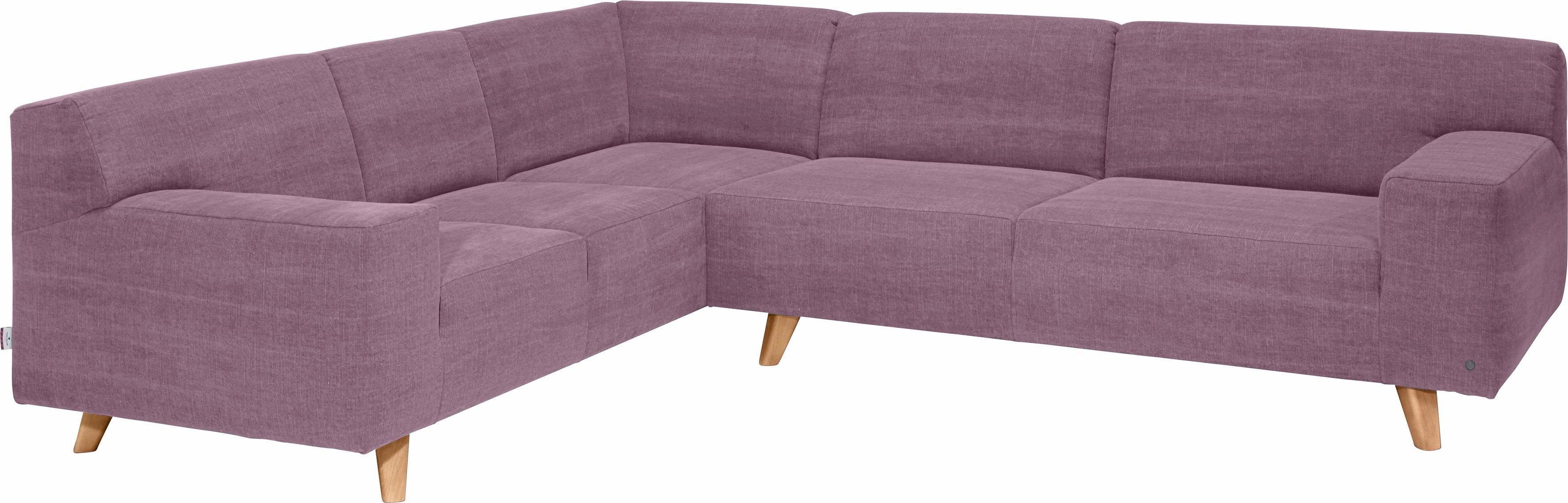 TOM TAILOR HOME Ecksofa NORDIC PURE, im Retrolook, Füße Buche natur