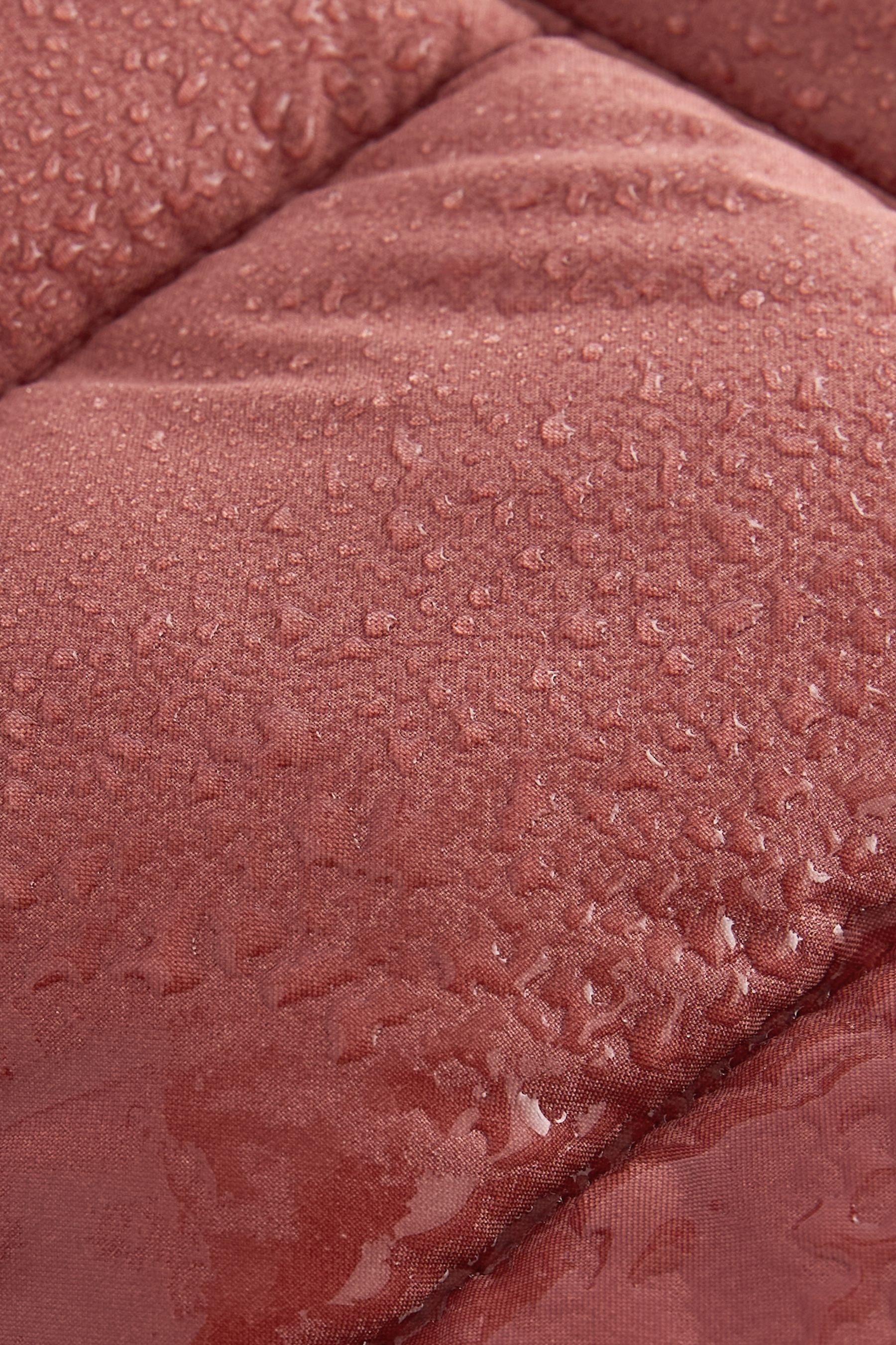 Next Steppmantel Wasserabweisender Kapuzenmantel mit Fleecefutter (1-tlg)