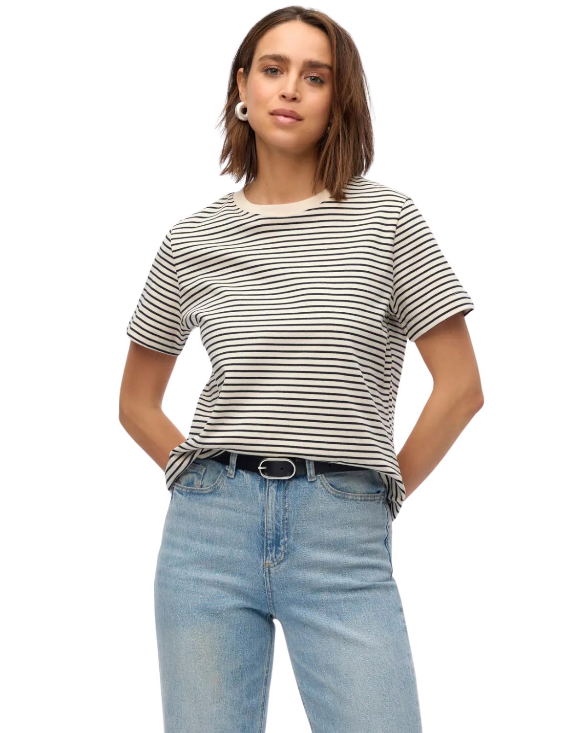 Vero Moda T-Shirt gestreiftes casual Shirt