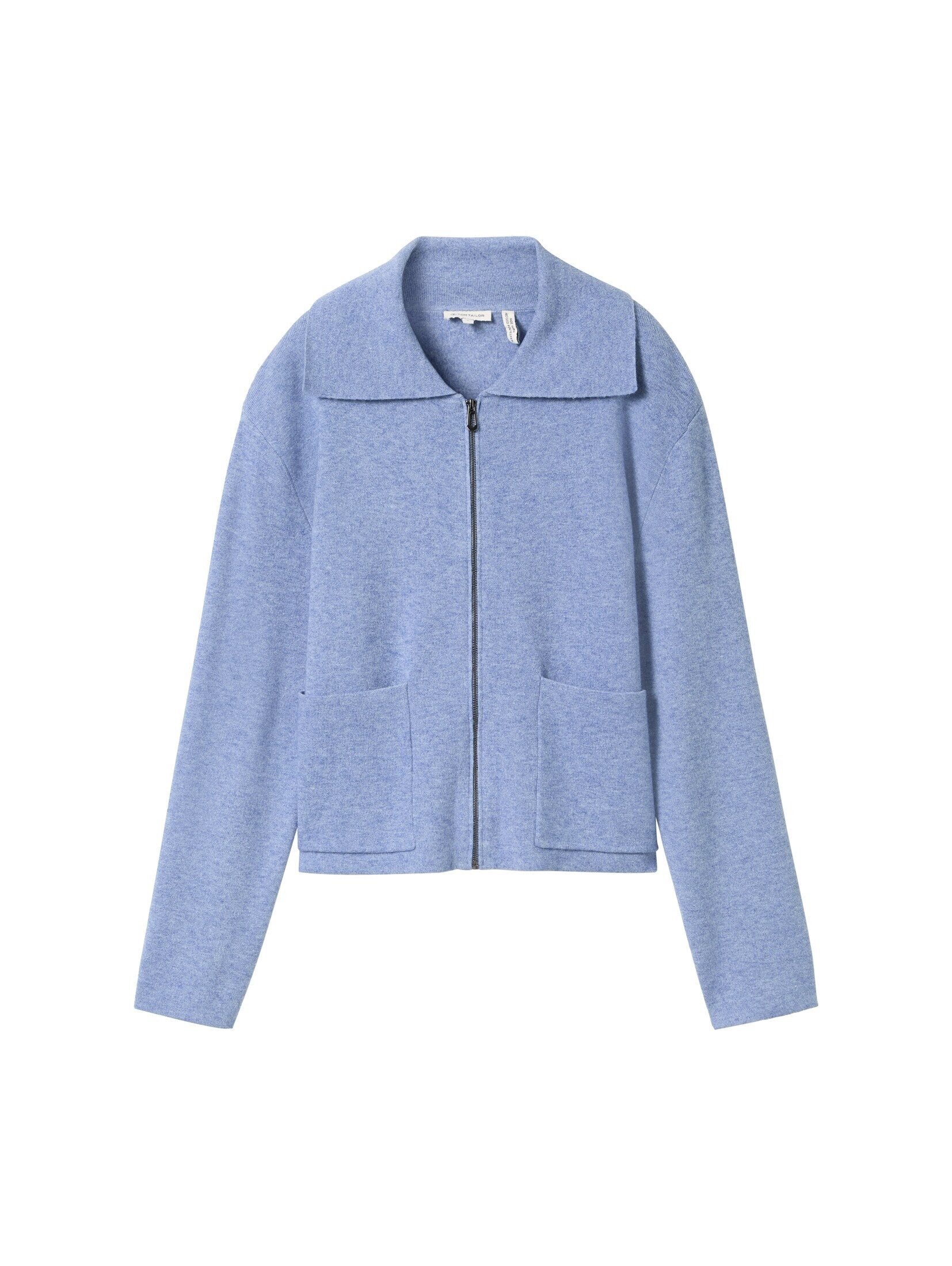 TOM TAILOR Cardigan Strickjacke mit Reißverschluss günstig online kaufen