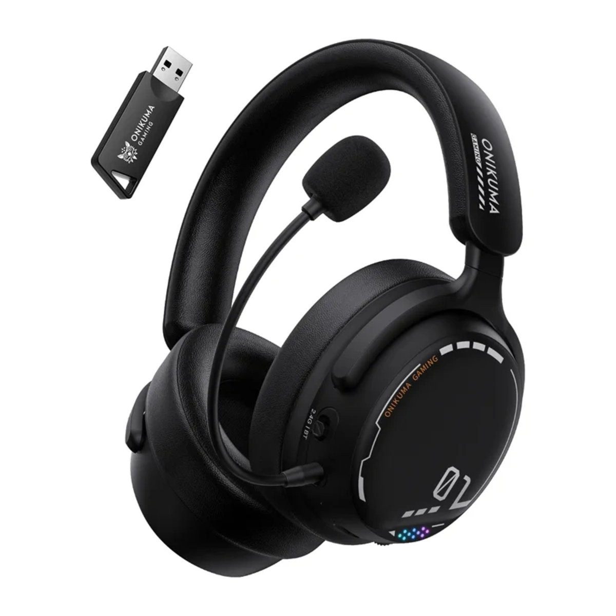 ONIKUMA ONIKUMA GT886 Gaming-Kopfhörer (Schwarz) On-Ear-Kopfhörer