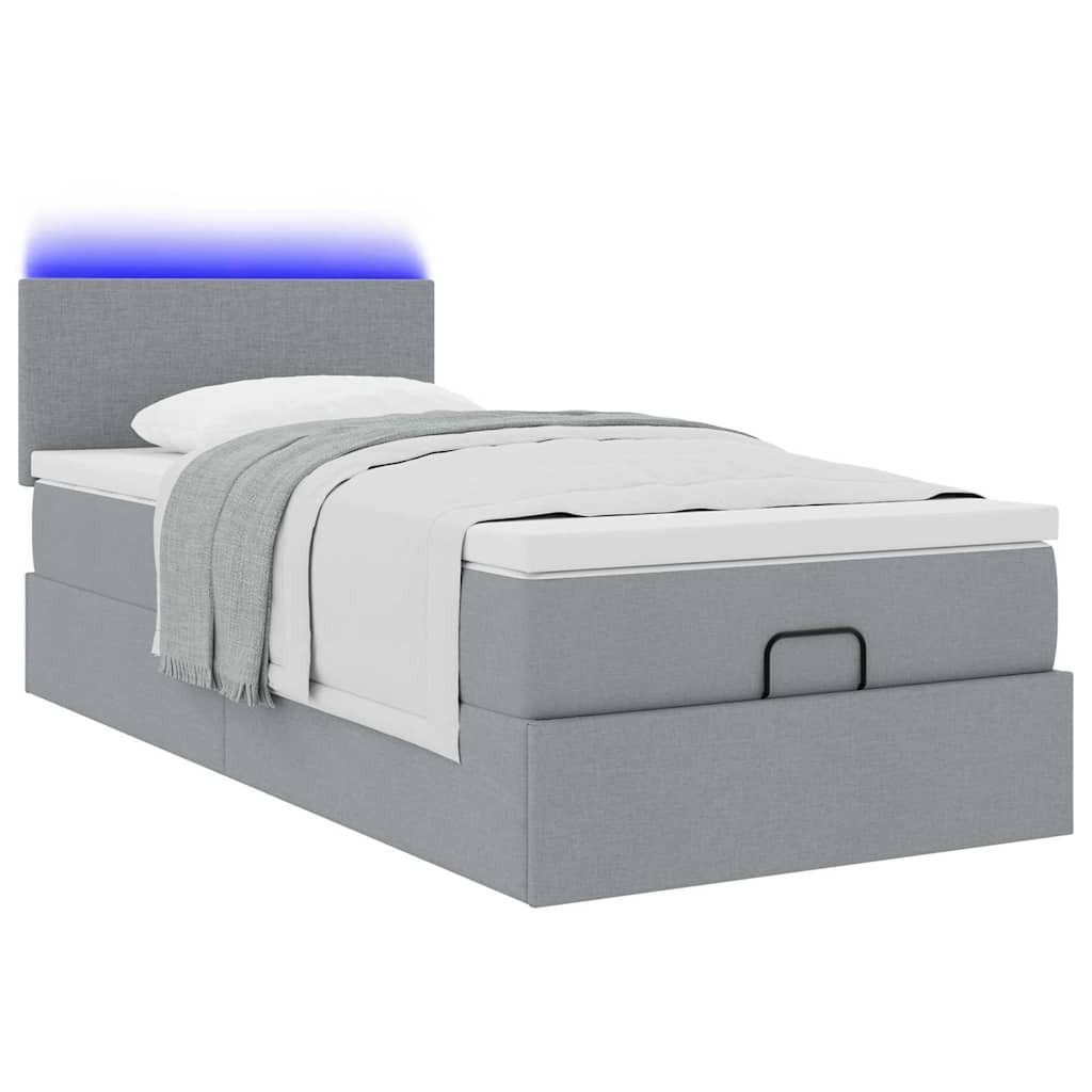 vidaXL Bett Ottomane Bett mit Matratze günstig online kaufen