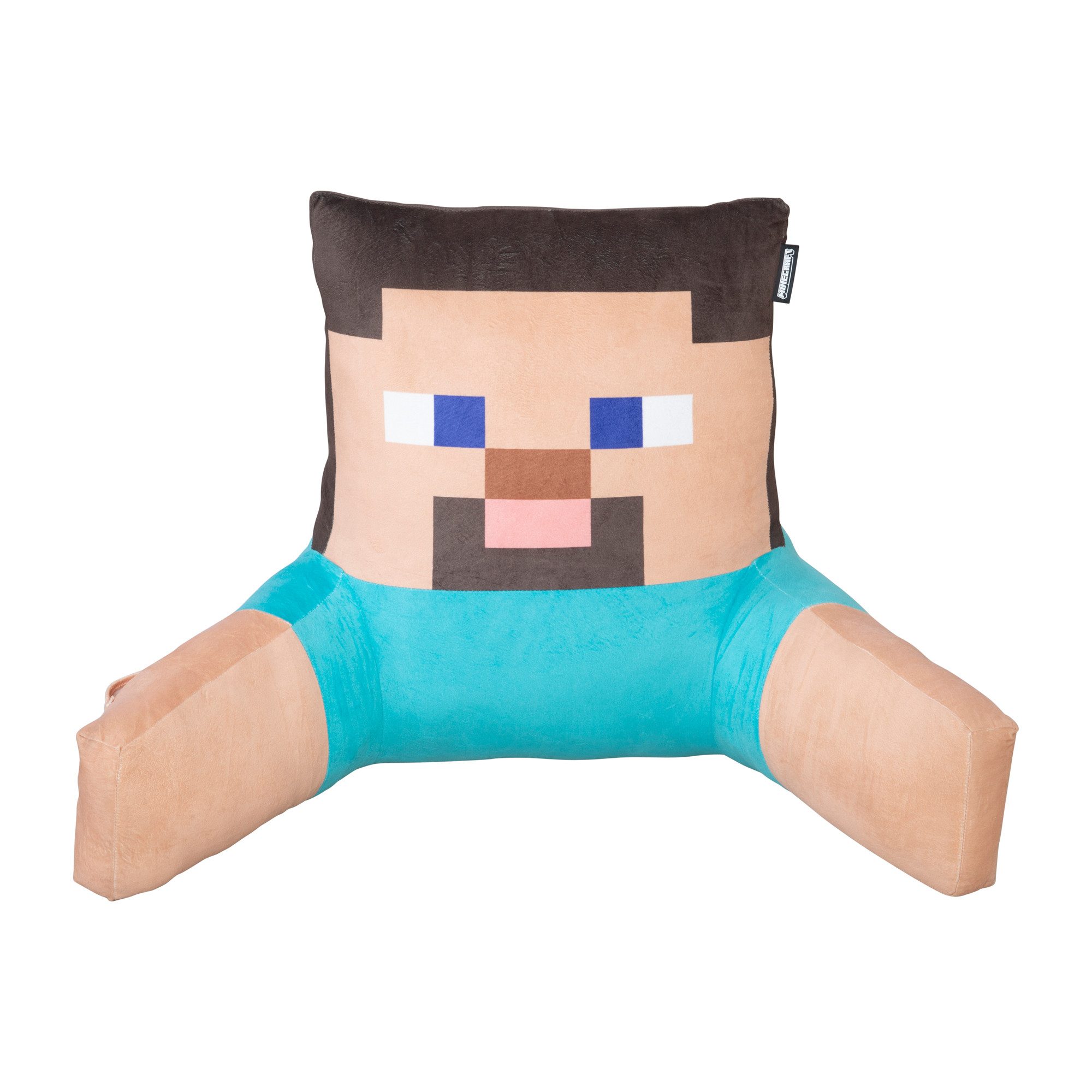 Minecraft Sitzkissen - praktisches Lesekissen mit Rückenlehne - in 3 versch. Designs, Relaxkissen aus weichem Samt mit Rückenlehne - Perfekt zum Entspannen