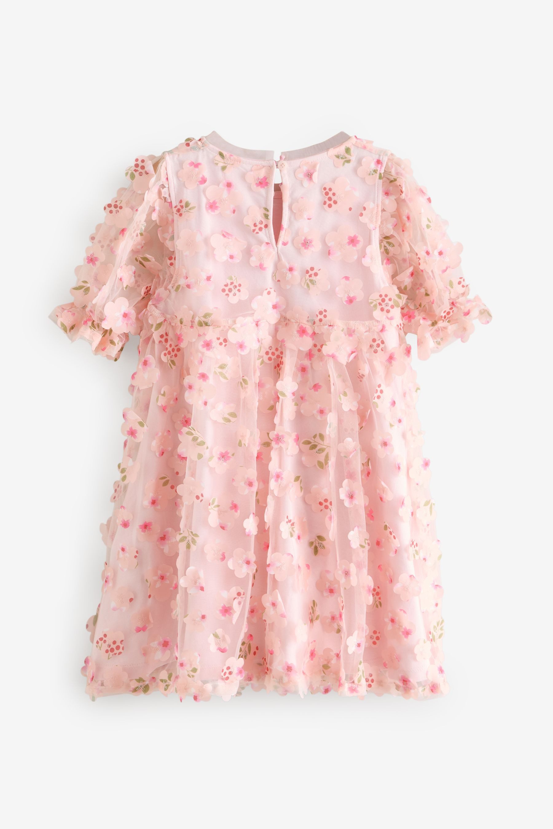 Next Partykleid Geblümtes Mesh-Partykleid (1-tlg) günstig online kaufen