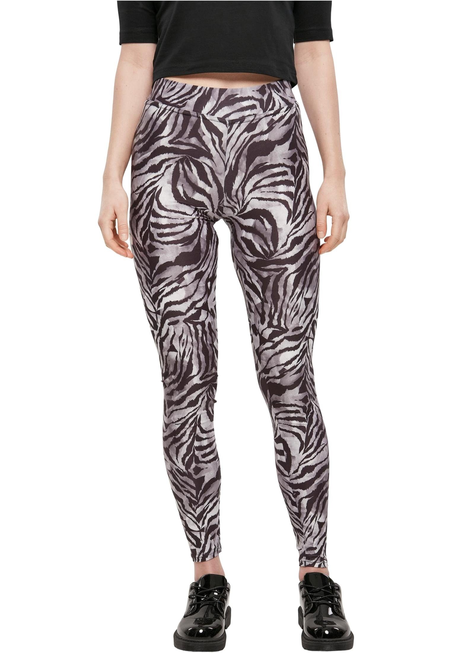 URBAN CLASSICS Leggings Damen Ladies Soft AOP Leggings (1-tlg)