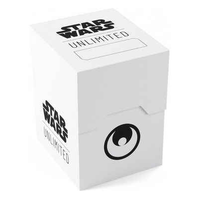 Gamegenic Sammelkarte Gamegenic - Star Wars: Unlimited Soft Crate - Deck Box - Weiß/Schwarz