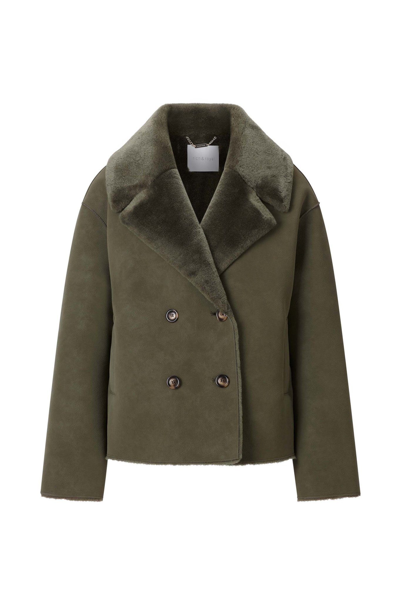 RICHROYAL Fellimitatjacke