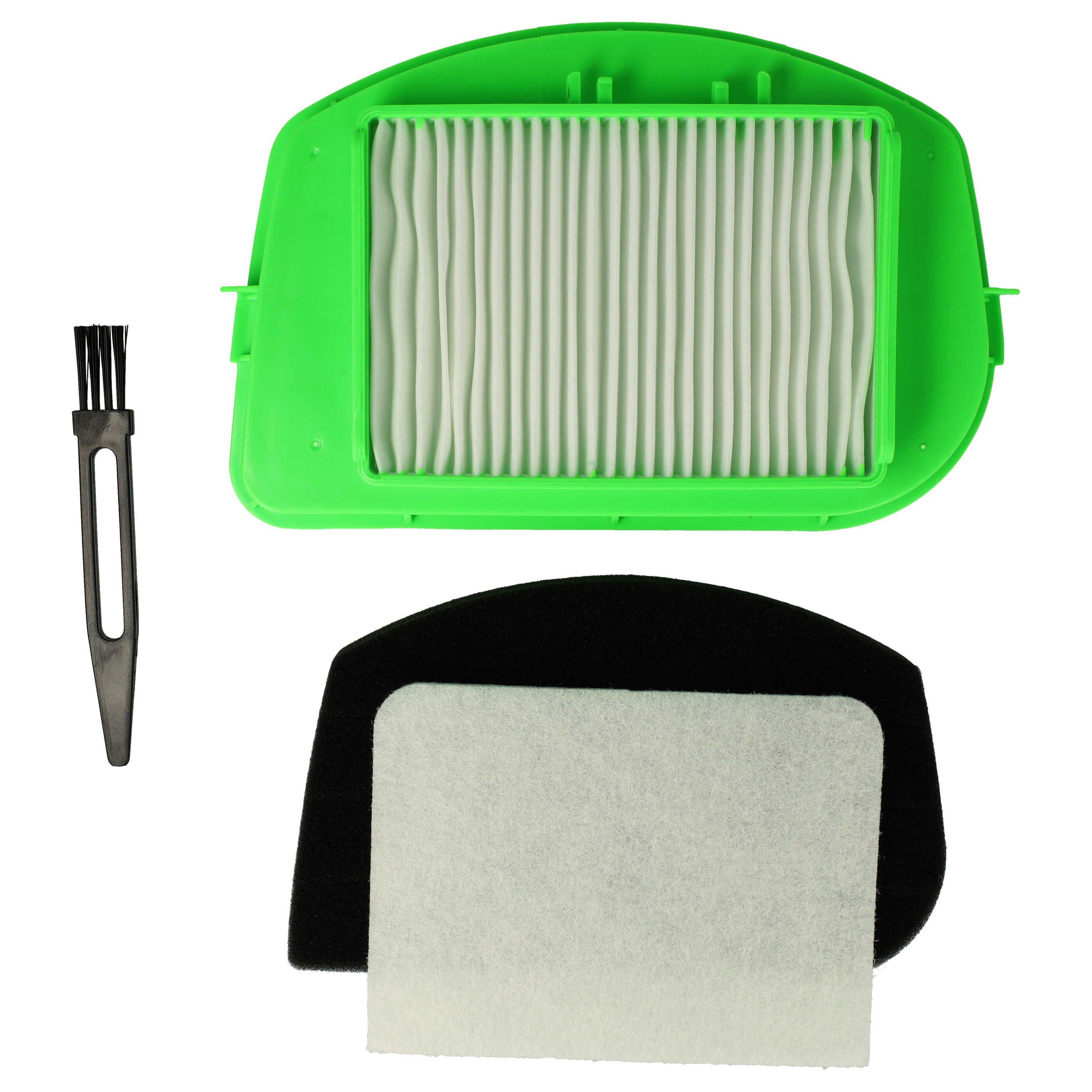 vhbw Filter-Set passend für Rowenta RO2522WA/4Q0, RO252201/4Q0, RO2529WA/4Q0, Zubehör für Rowenta RO2522WA/4Q0 RO252201/4Q0 RO2529WA/4Q0 RO2523WA/4Q0 City Space Cyclonic