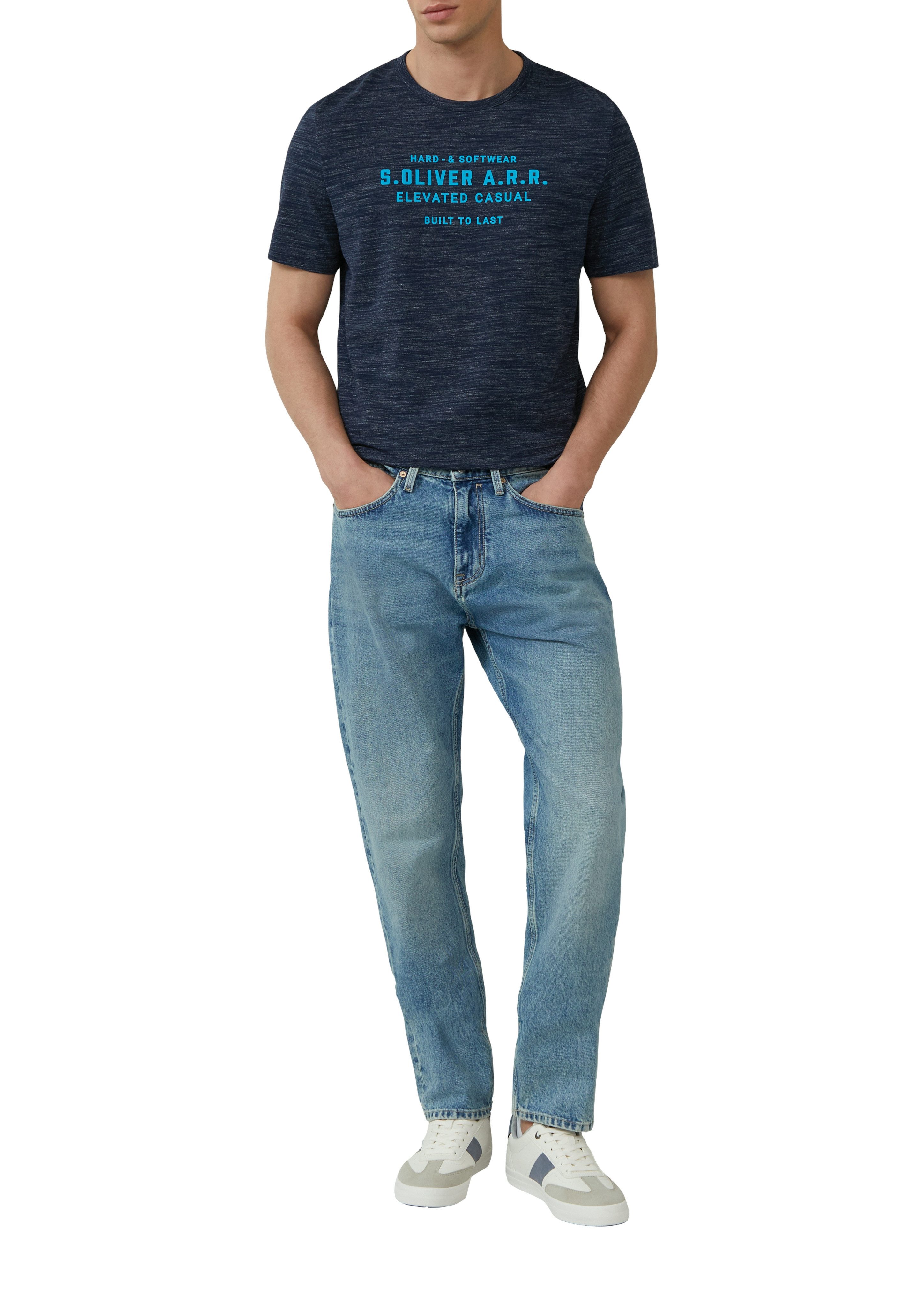 s.Oliver T-Shirt melierte Optik günstig online kaufen
