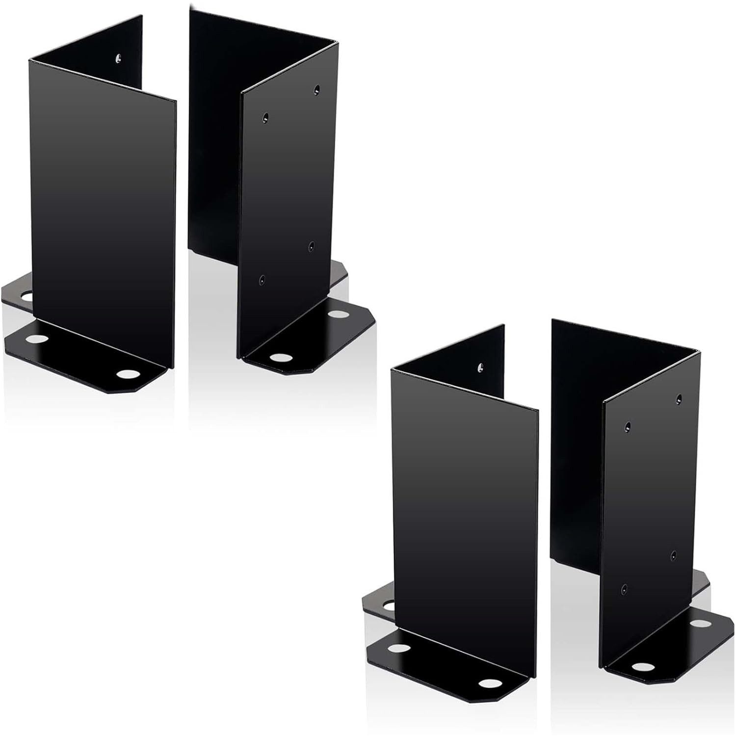 OUTMAX Zaunpfosten 2 STK 6 x 6 pfostenankersockel, 2 mm dicker, für terrass günstig online kaufen