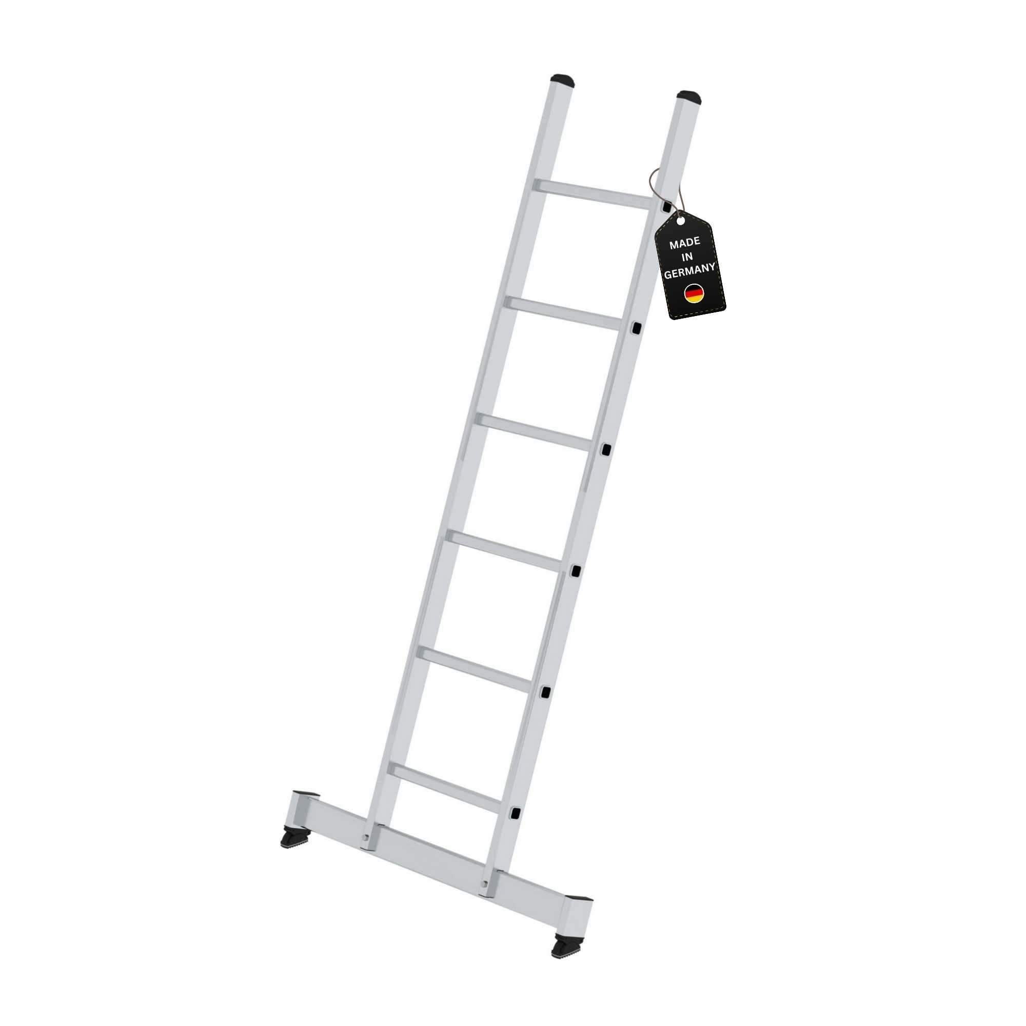 PROREGAL® Anlegeleiter Sprossen-Anlegeleiter mit nivello®-Traverse