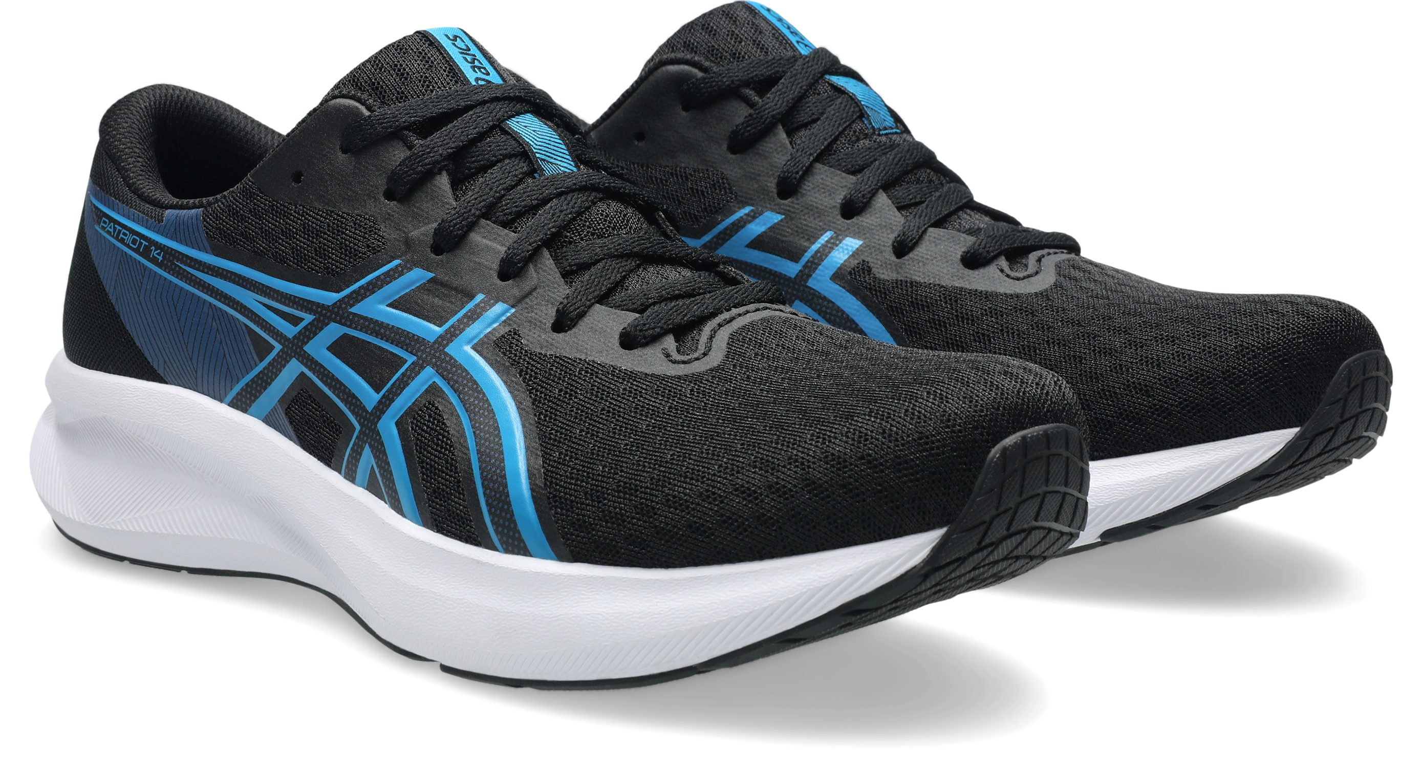 Asics PATRIOT 14 Laufschuh atmungsaktives Mesh-Obermaterial, Energiegeladene Mittelsohle
