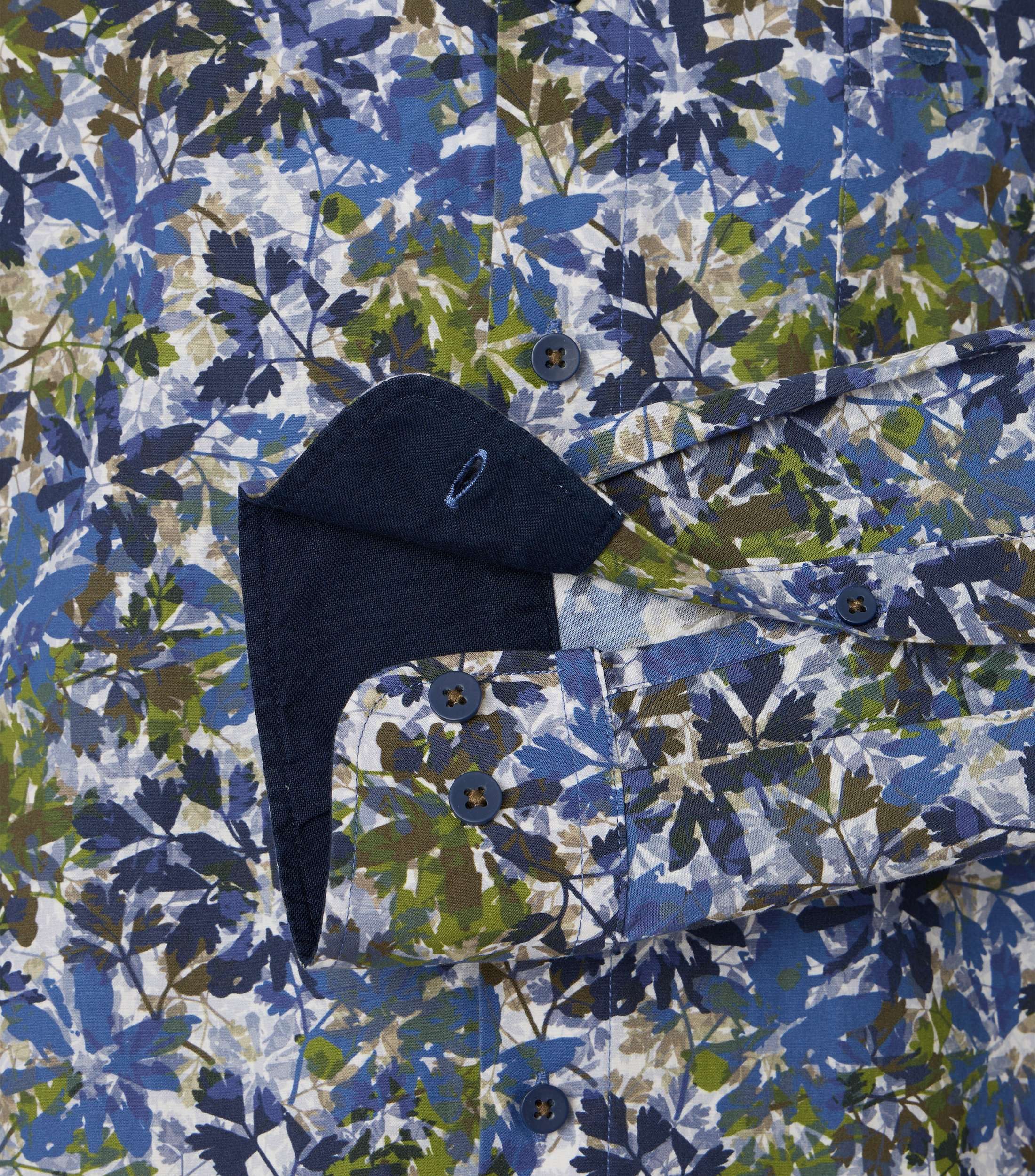 Redmond Langarmhemd Druck Modern Fit