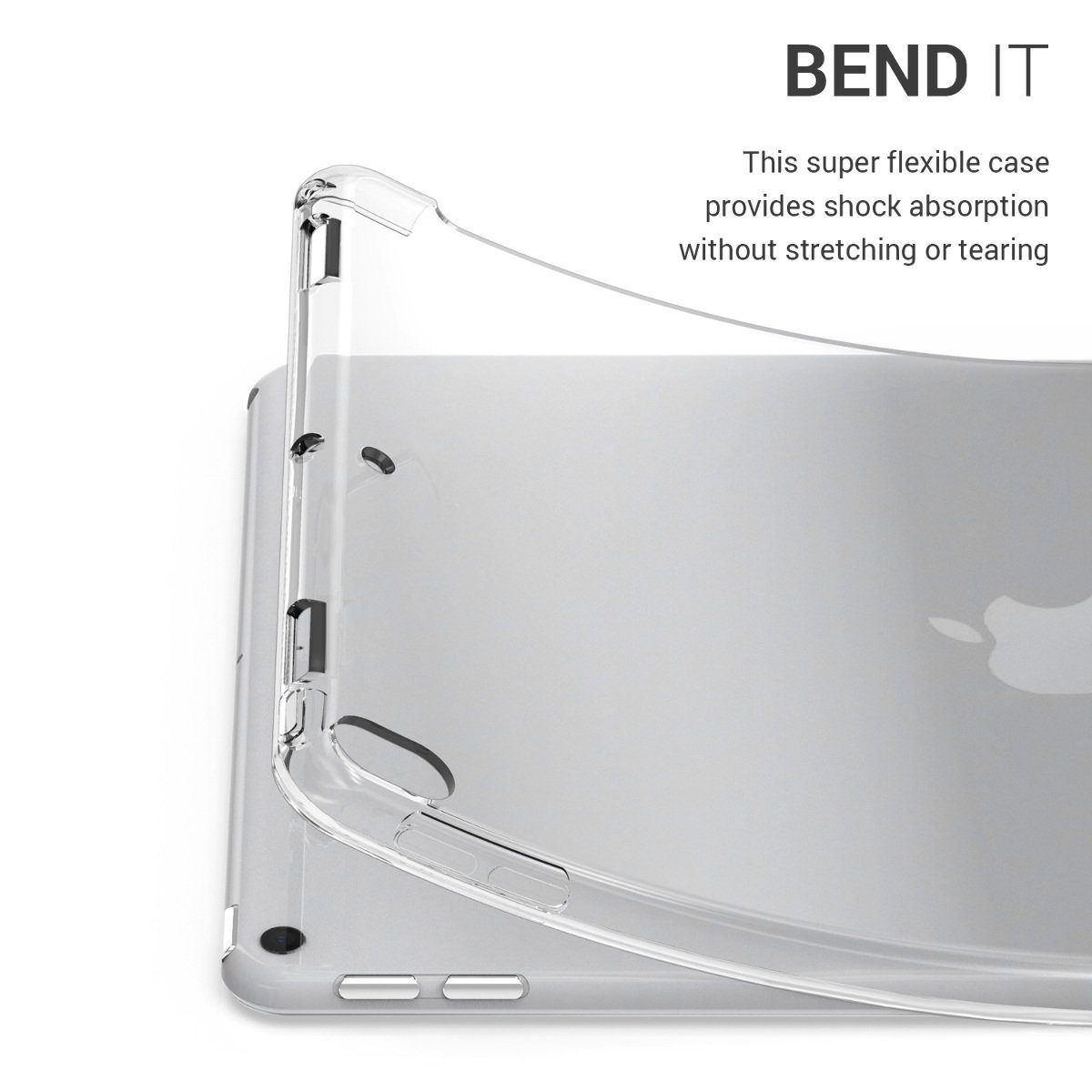 kwmobile Tablet-Hülle Hülle für Apple iPad Air 3 (2019), Tablet Smart Cover Case Silikon Schutzhülle