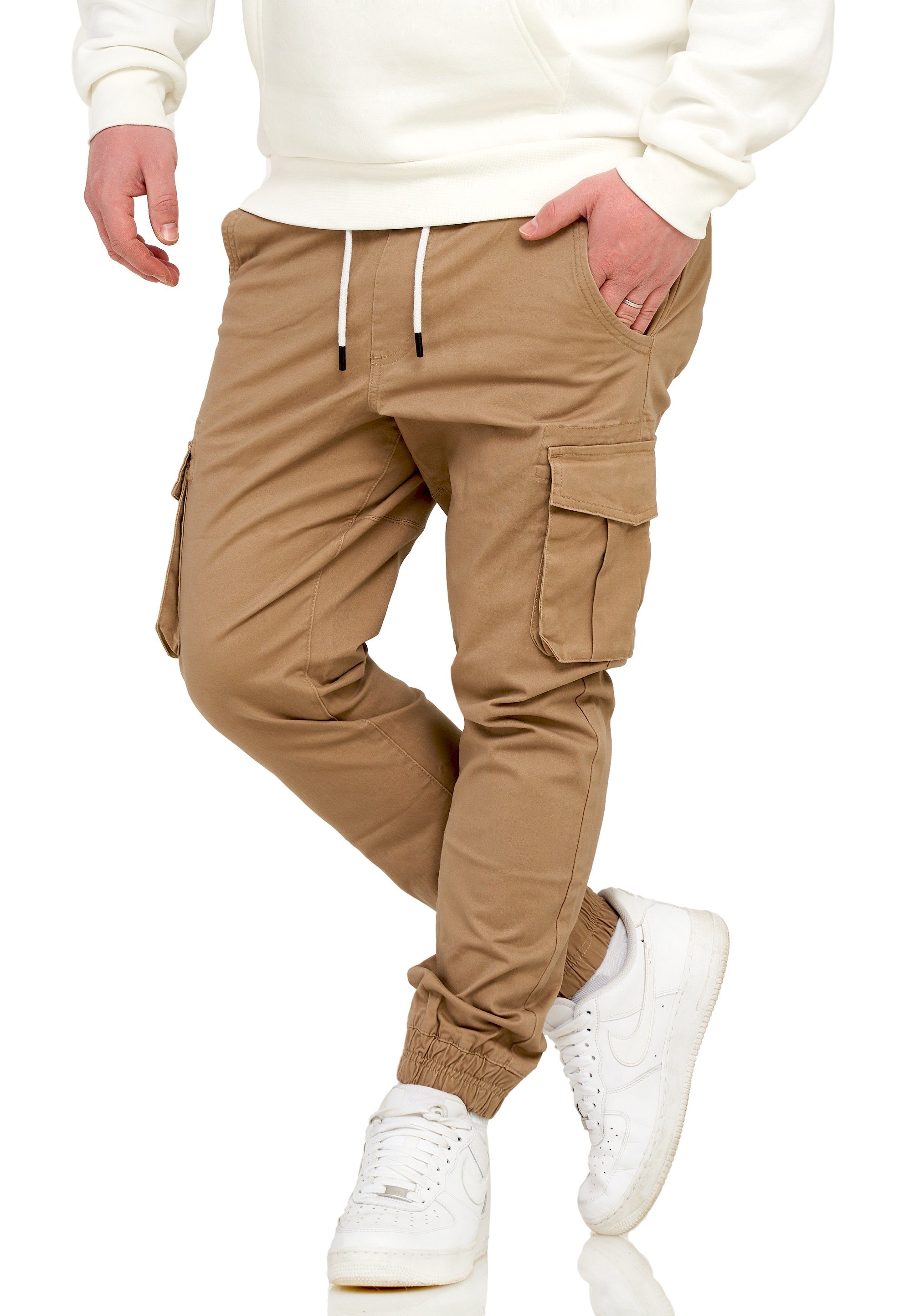 SOULSTAR Cargohose SPROSEAU Herren Jogger Chino Jeans Hose Stoffhose