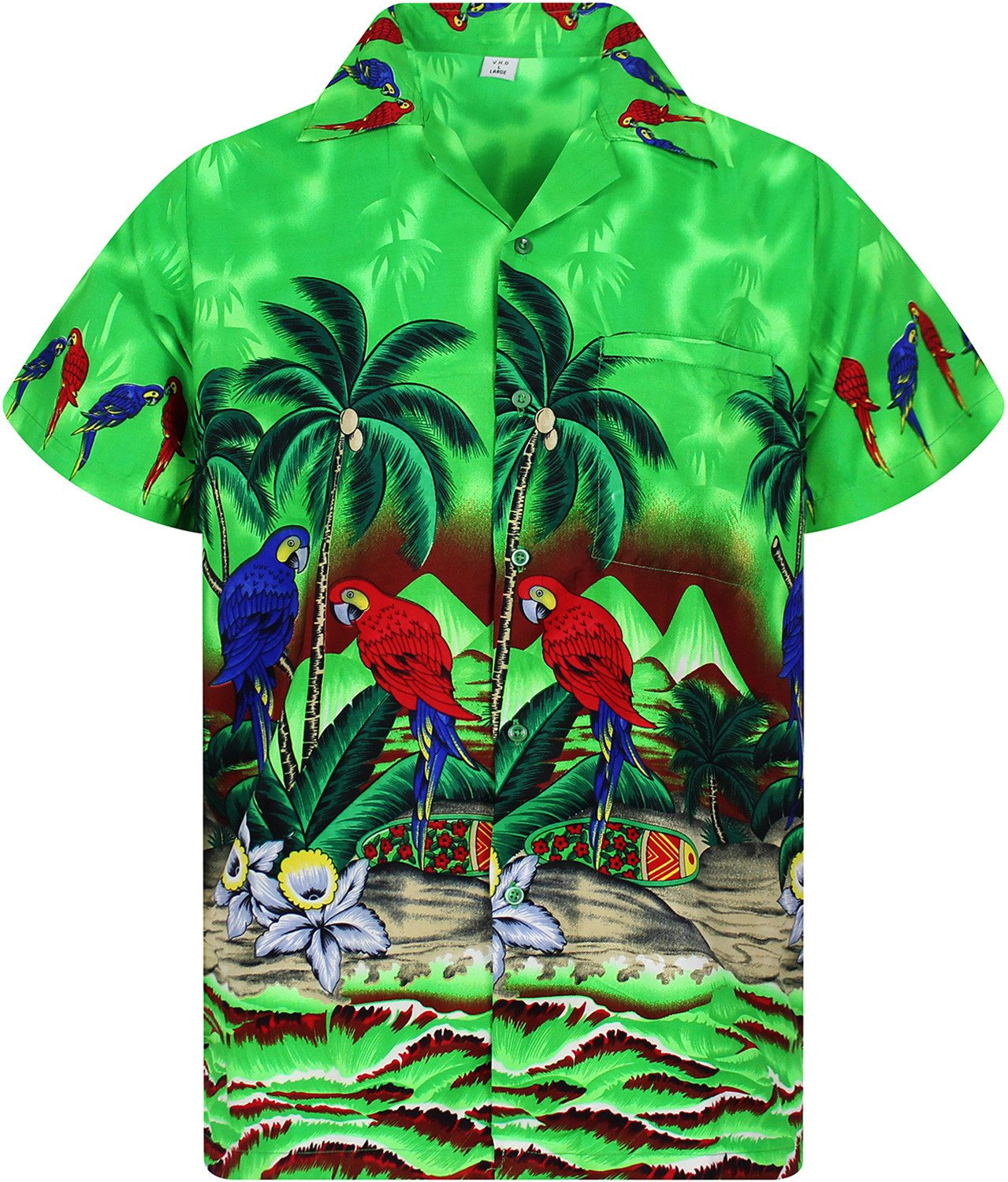 King Kameha Hawaiihemd Parrot Funky Hawaii-Hemd günstig online kaufen