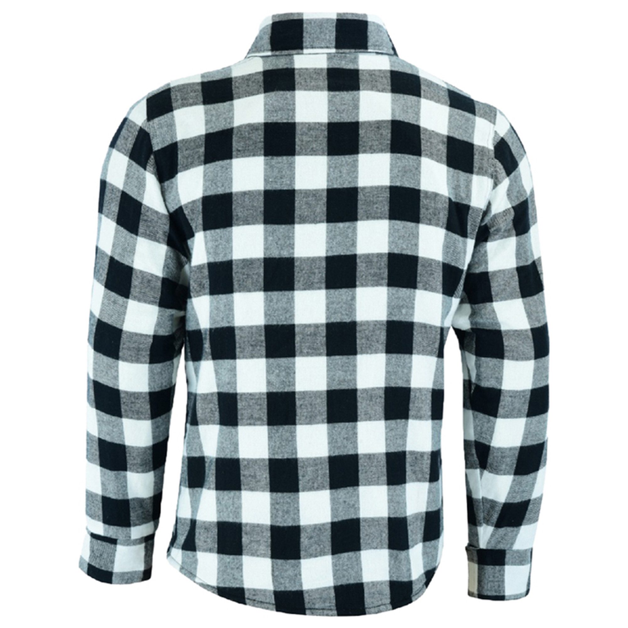 BULLDT Motorradjacke BLD1201 (mit 4 CE-Protektoren) BULLDT Herren Motorradhemd Holzfäller-Look Hemd