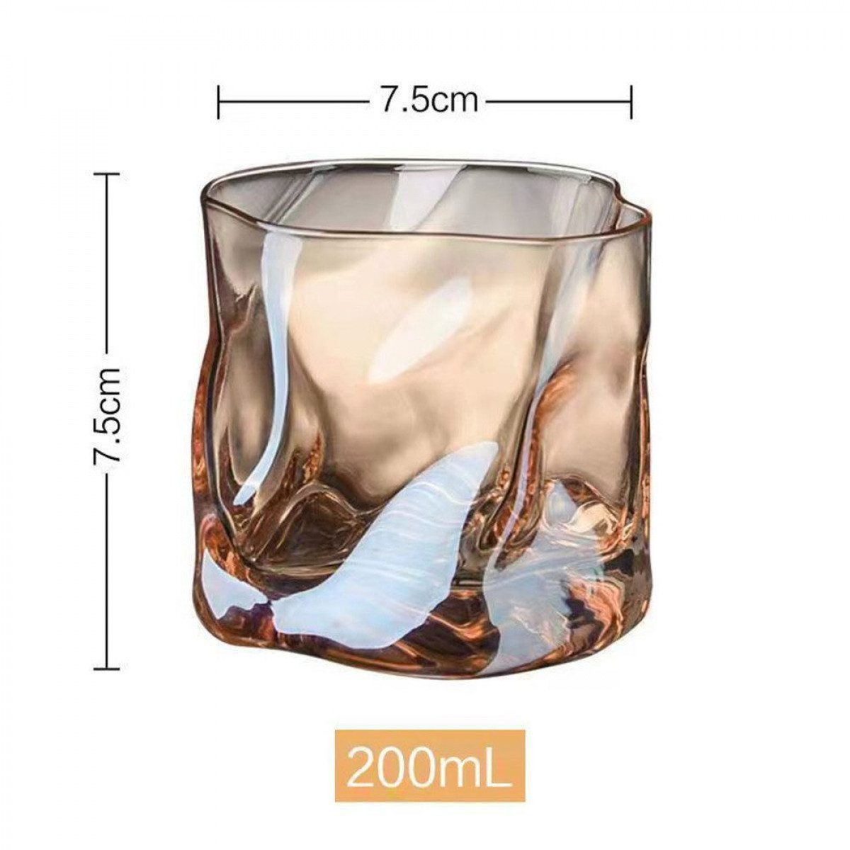 FELIXLEO Tumbler-Glas 6/12-teilig Gläser Set Whiskeygläser Transparente 200ml