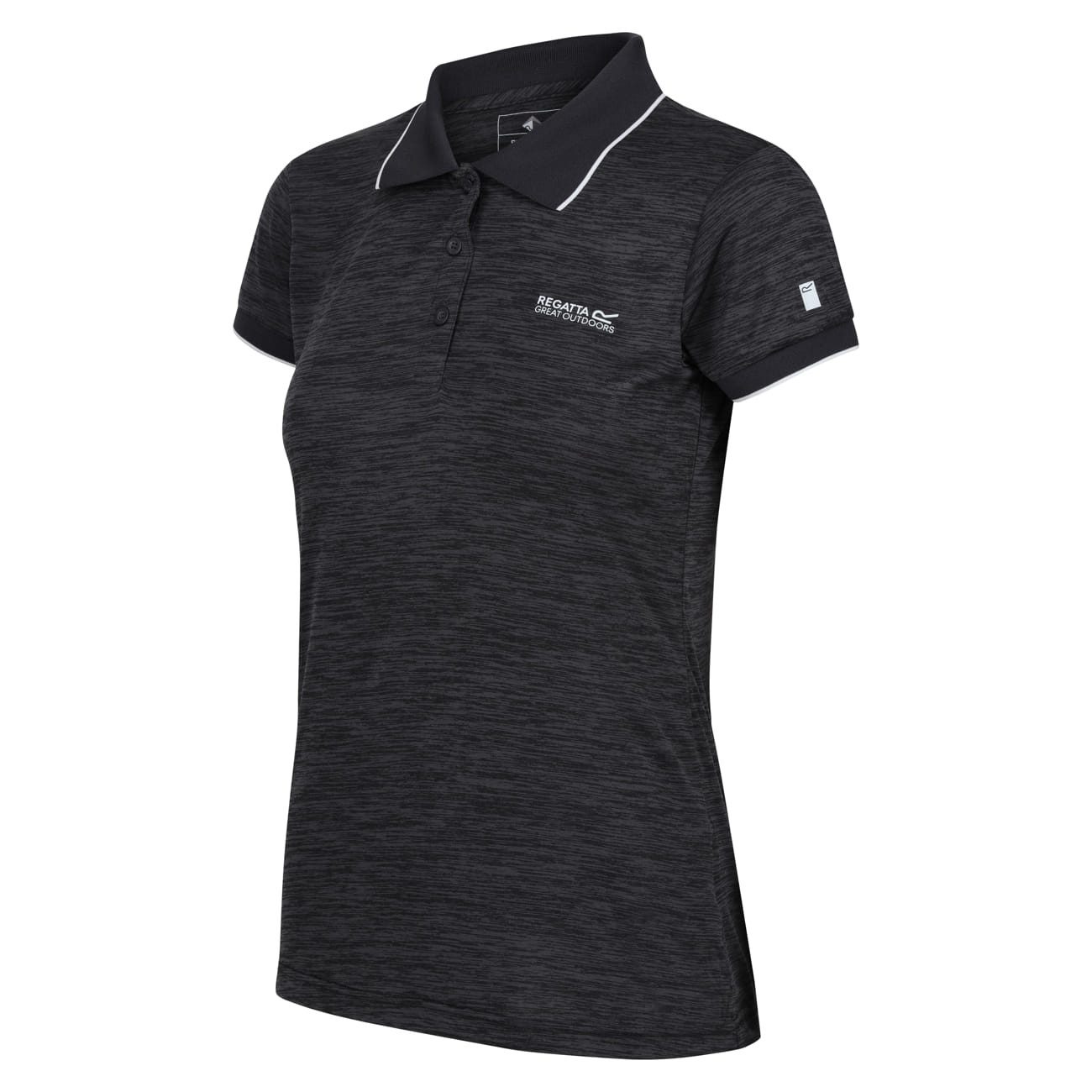 RennerXXL Poloshirt Remex Damen Funktions-Shirt große Größen Dezent gerippter Kragen und Armabschlüsse