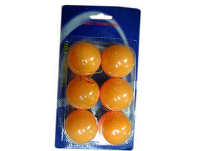Livepac Office Tischtennisball 60 (10x 6) Tischtennisbälle / Farbe: gelb