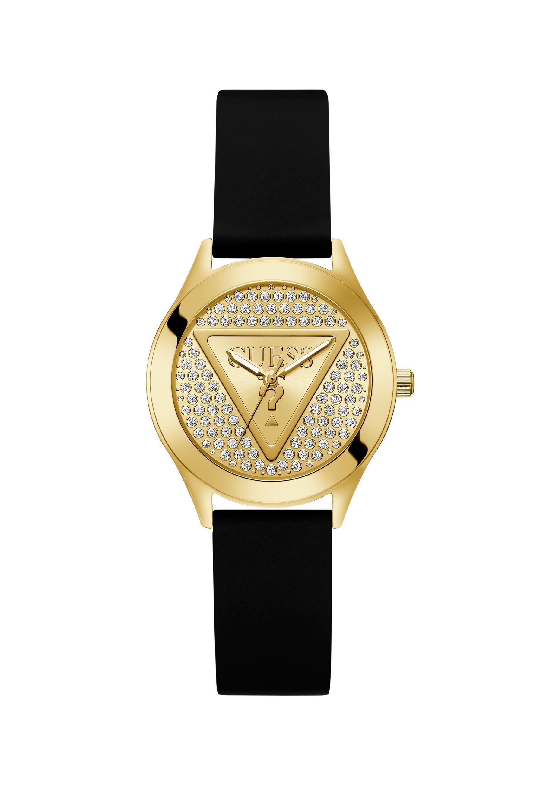Guess Quarzuhr GLITZ PLAQUE, (1-tlg., Not a set – not applicable to this product), Quarz Analog