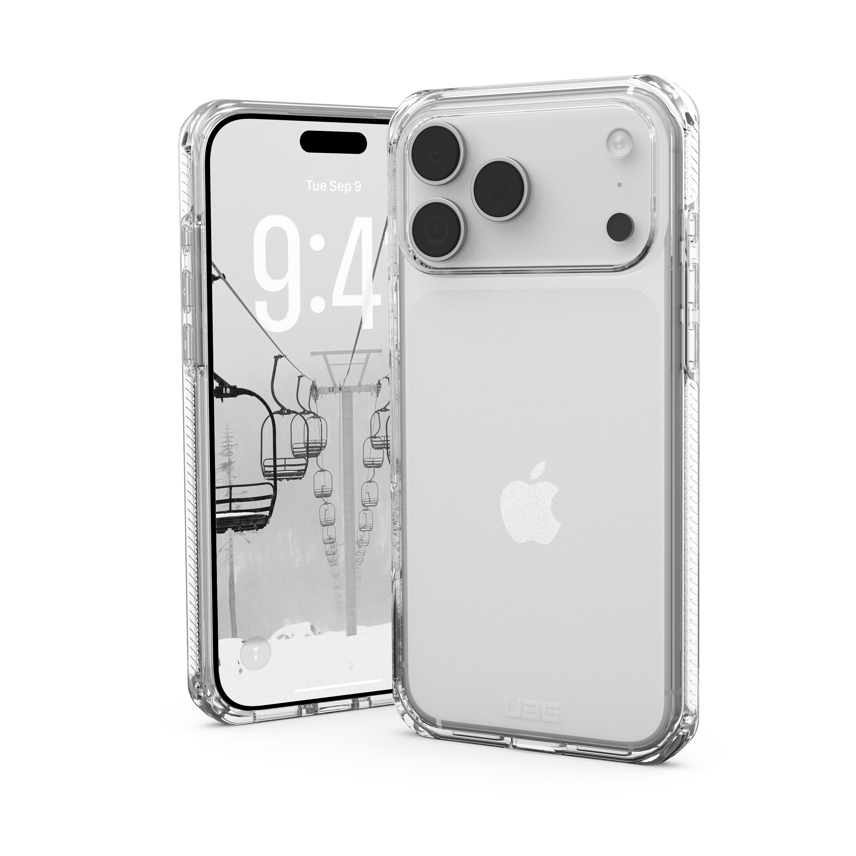 Urban Armor Gear Smartphone-Hülle Plyo - iPhone 17 Pro Max Hülle, [Wireless-Charging kompatibel, Air-Soft Ecken]