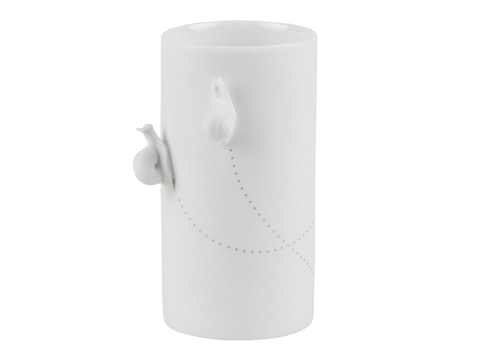 räder design stories Dekovase Porzellangeschichten Vase Schnecke weiß 10,5cm (Dekovasen)
