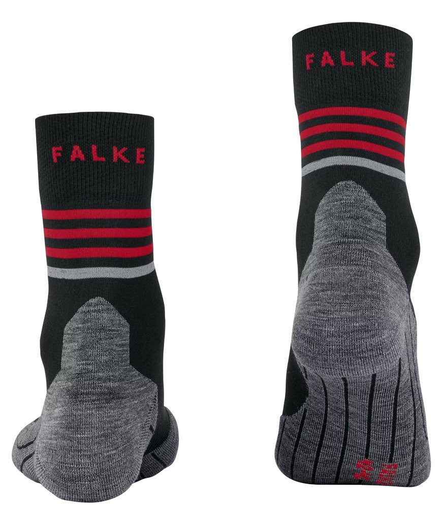 FALKE Laufsocken RU4 Endurance Reflect (mittelstarke Polsterung) schwarz Damen - 1 Paar
