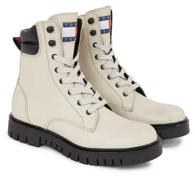 Tommy Jeans TJW LACE UP BOOT Schnürboots mit weich abgepolstertem Schaftrand