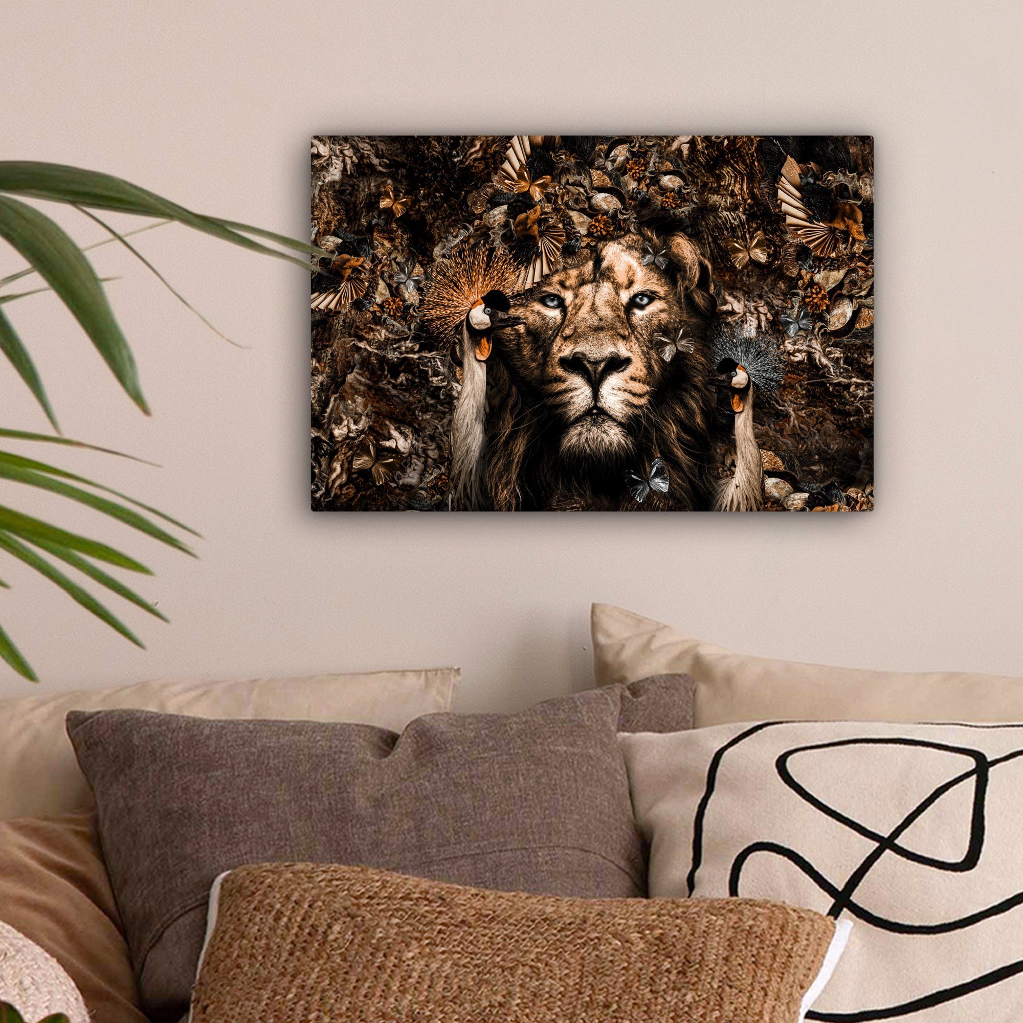 OneMillionCanvasses® Leinwandbild Collage - Tiere - günstig online kaufen