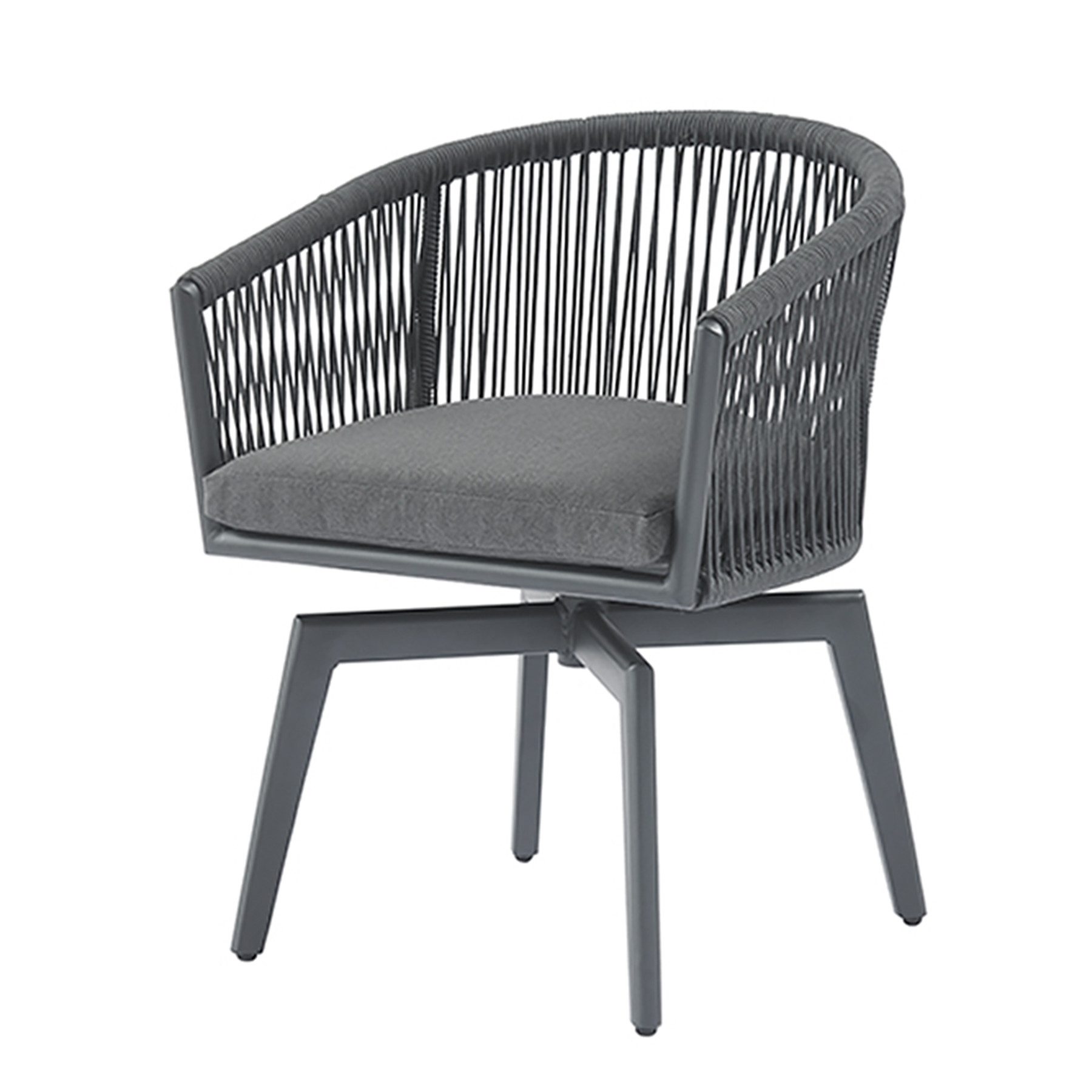 riess-ambiente Gartenstuhl ROPE anthrazit- Aluminium, inkl. Kissen, In- und günstig online kaufen