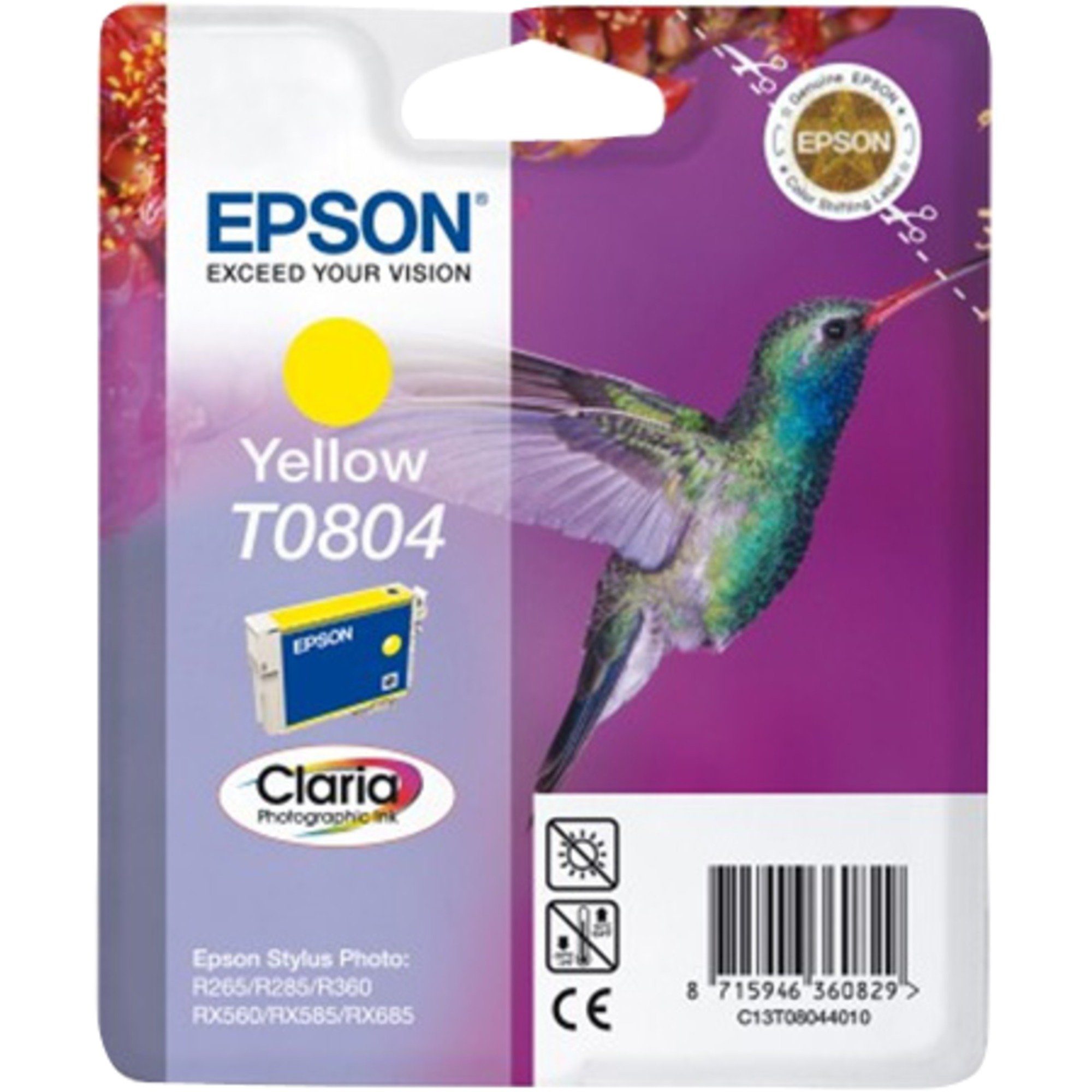 Epson Epson C13T08044011 gelb, Tinte Tintenpatrone