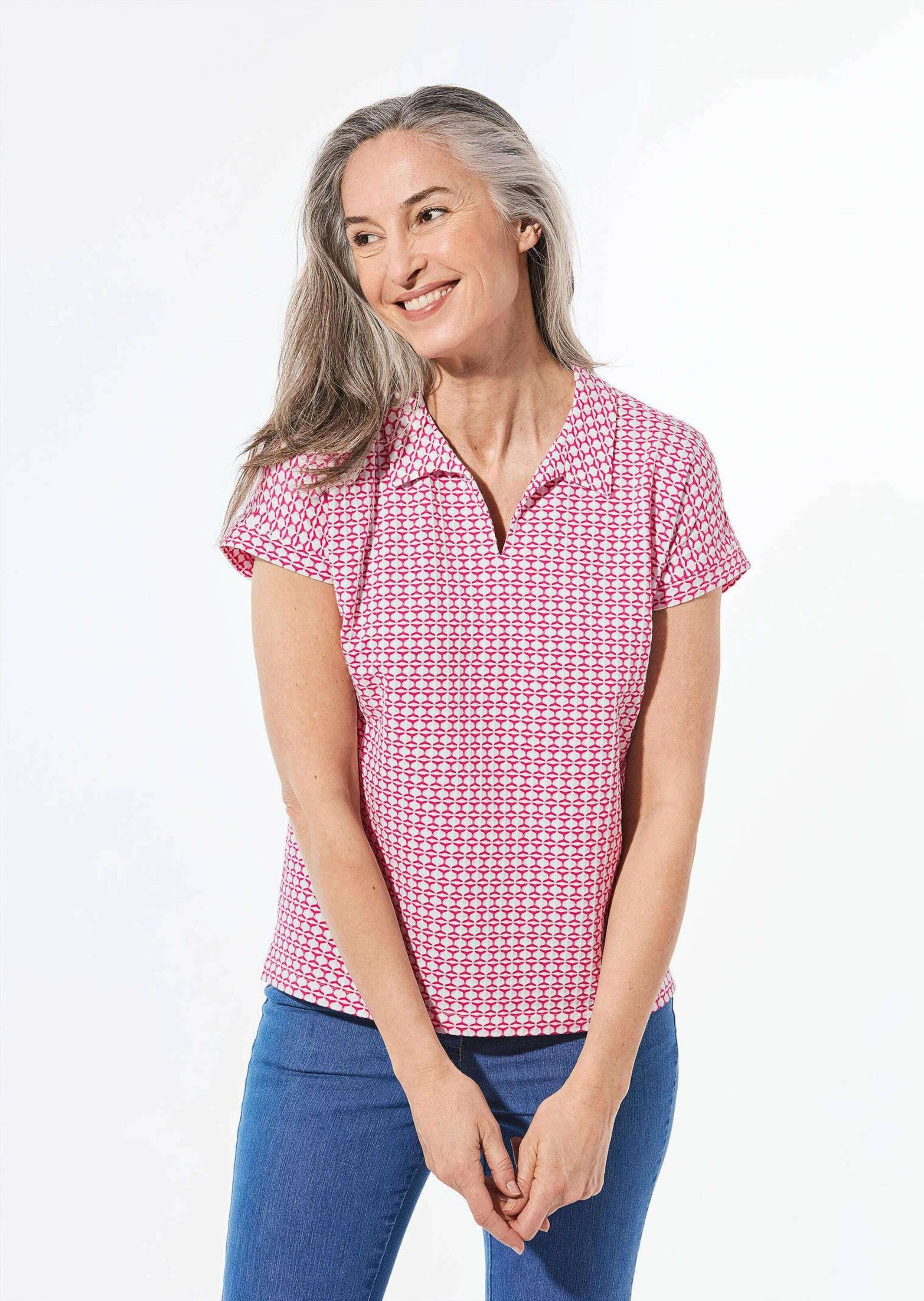 GOLDNER T-Shirt Kurzgröße: Shirt mit dezentem günstig online kaufen