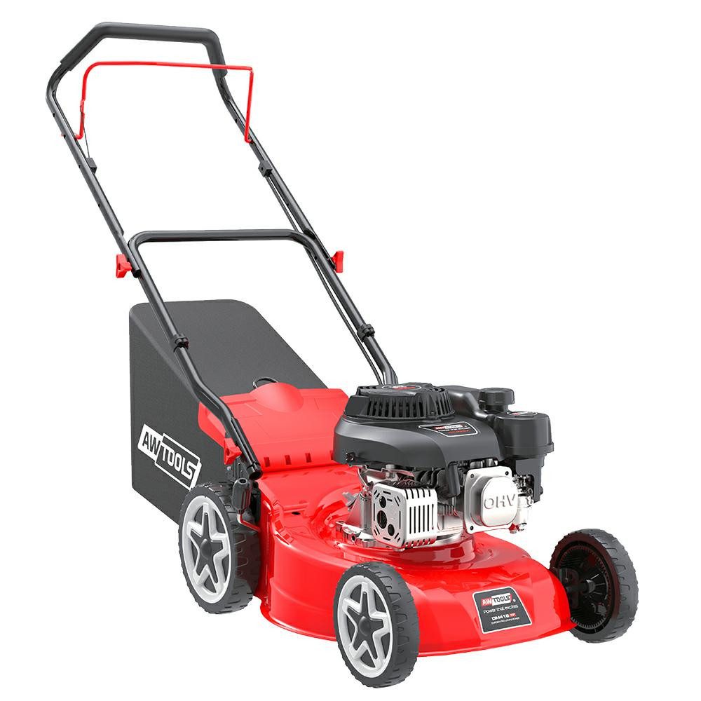 AWTOOLS Benzinrasenmäher AWTOOLS Benzinrasenmäher DM41P 2,5 kW 3,4 PS 132cc ohne Antrieb