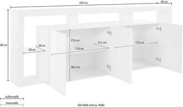 INOSIGN Sideboard Essential, Breite ca. 220 cm