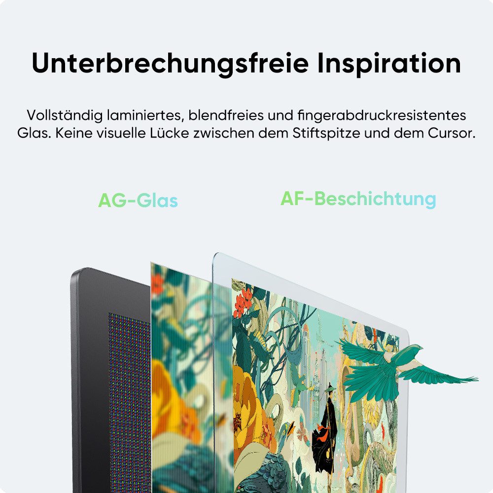 XP-PEN Artist Pro 24( Gen2) 165Hz Grafiktablett (23.8", Calman-verifiziert Delta E<1, zwei batterielose X3 Pro Stifte)