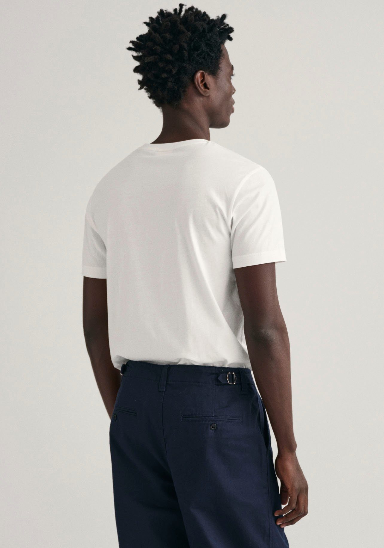Gant T-Shirt T-SHIRT Brust REG der ARCHIVE Logodruck white SHIELD mit SS auf