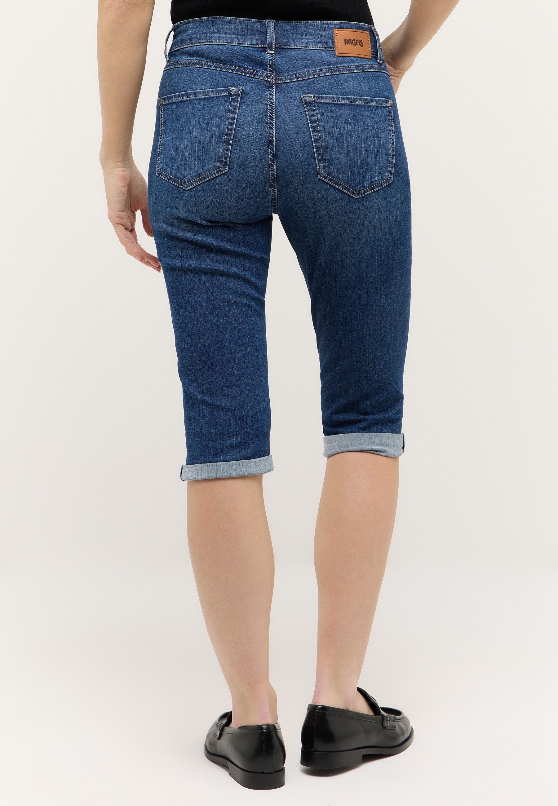 ANGELS Slim-fit-Jeans CAPRI TURN UP im Five-Pocket Style