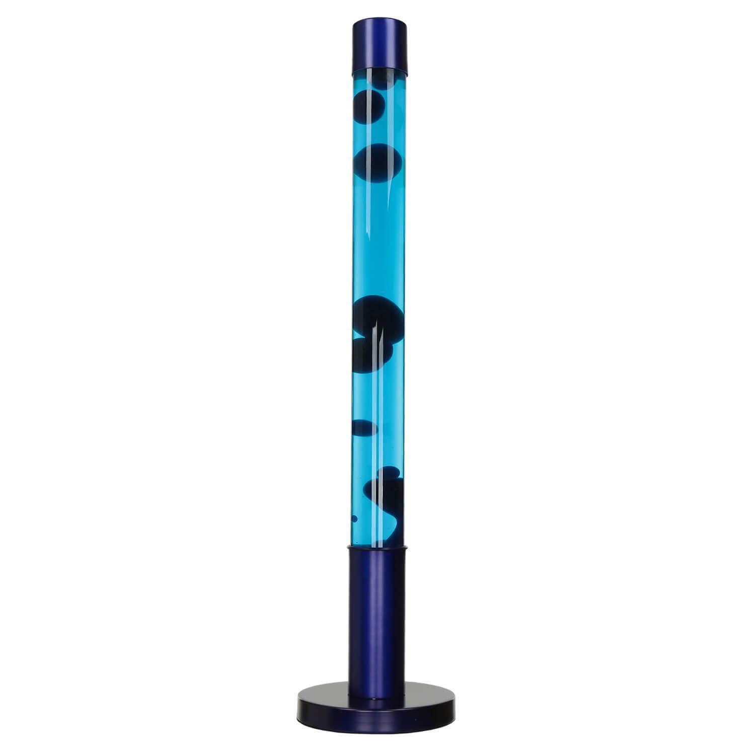 Licht-Erlebnisse Lavalampe ALAN, XXL Retro Lampe Blau Zylinder Stehleuchte günstig online kaufen